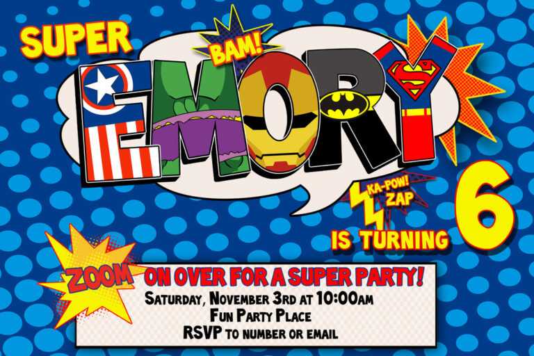 Amazing Free Printable Superhero Birthday Cards Salvador Blog