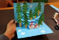 10) 3D Christmas Pop Up Card | How To Make A 3D Pop Up within 3D Christmas Tree Card Template