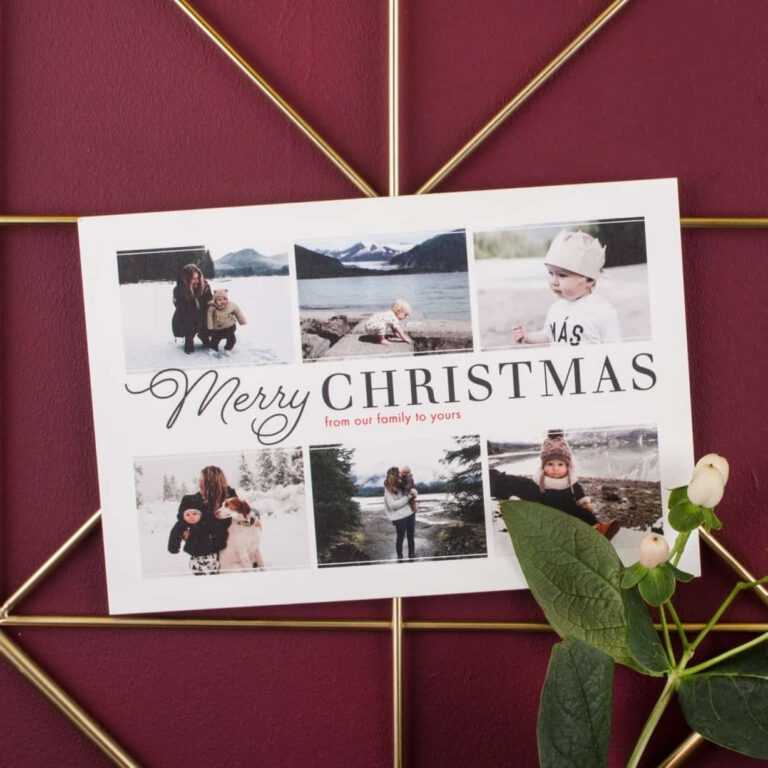Image 7 for Free Photoshop Christmas Card Templates For Photographers