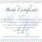 10+ Free Birth Certificate Template Microsoft Word | Psychic Regarding Birth Certificate Fake Template