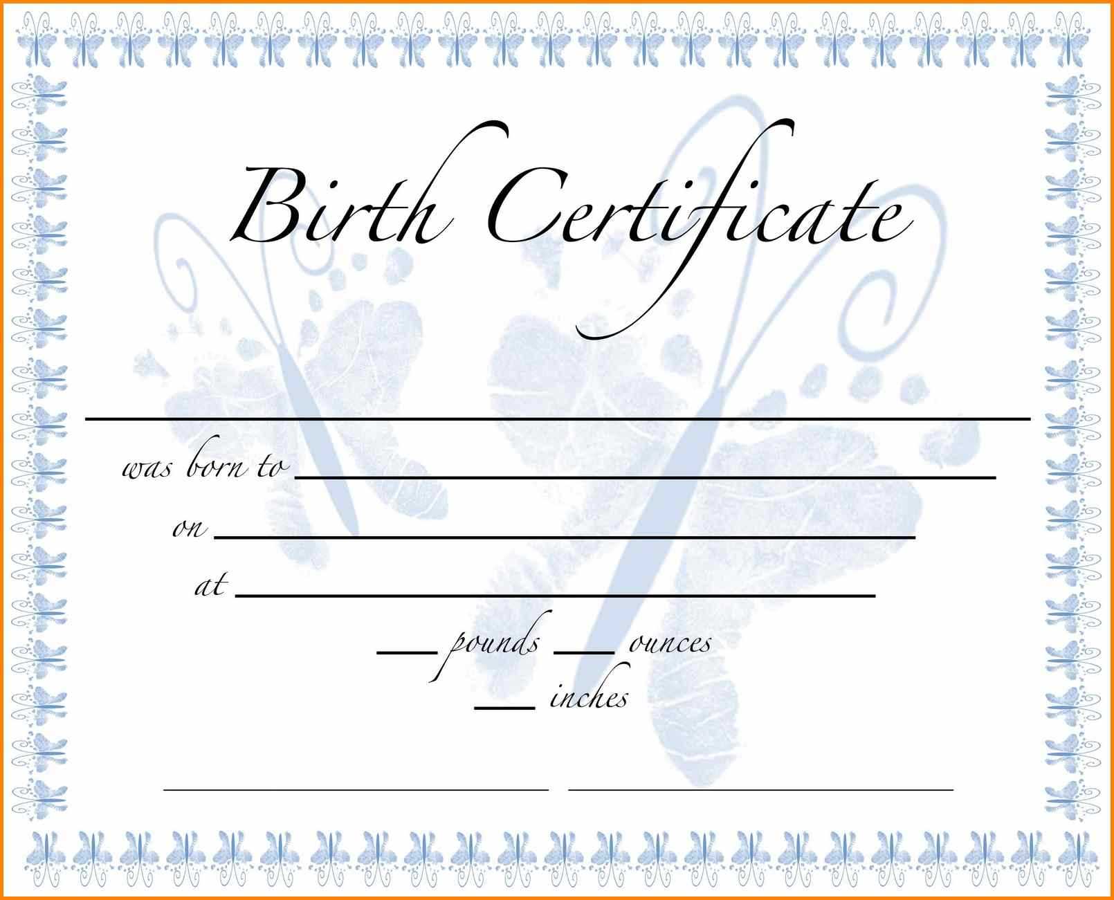 10+ Free Birth Certificate Template Microsoft Word | Psychic Regarding Birth Certificate Fake Template