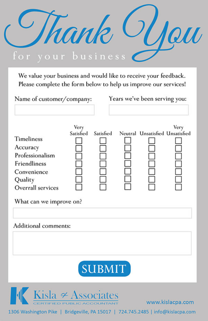 10+ Restaurant Customer Comment Card Templates & Designs In Survey Card Template