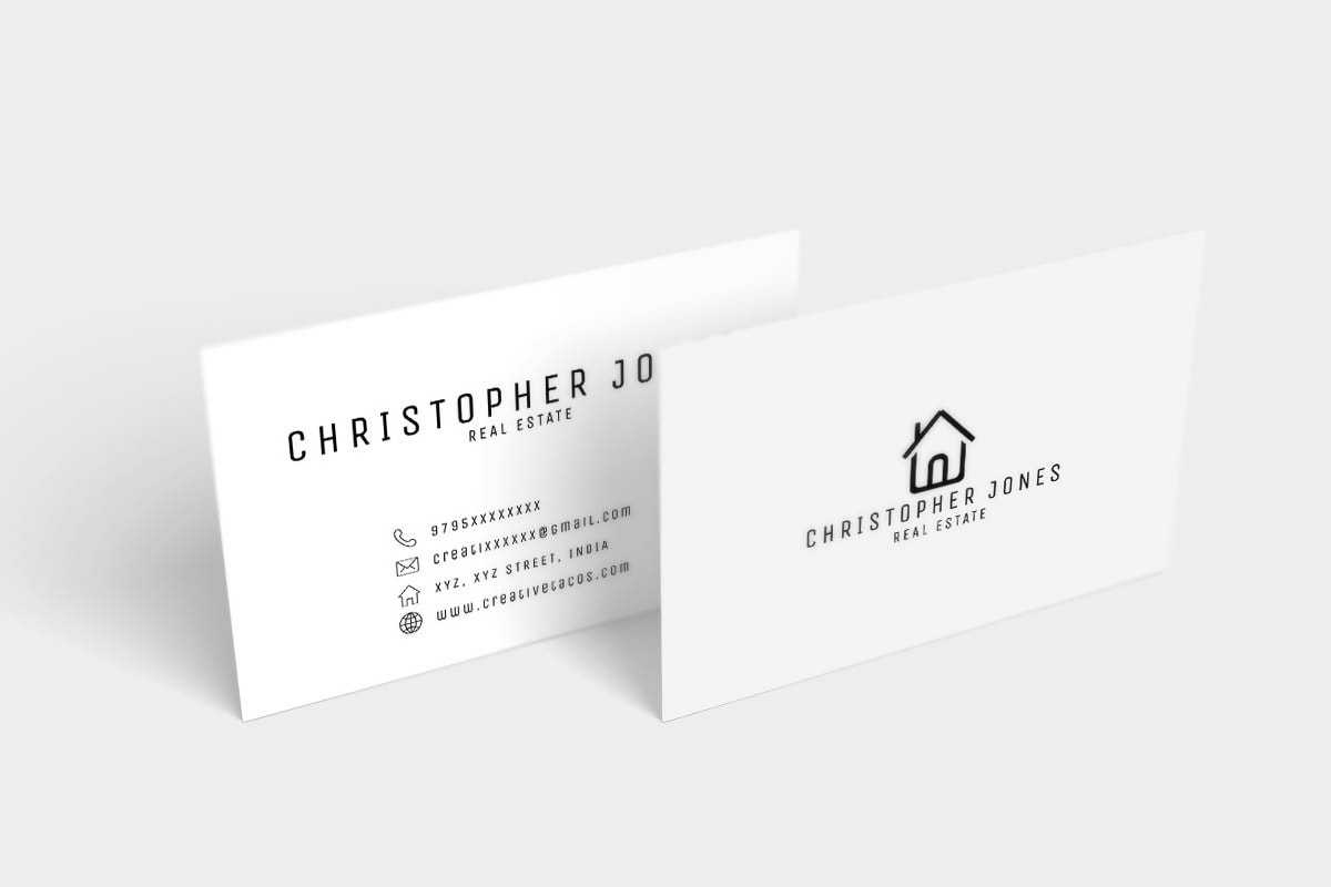 100+ Free Creative Business Cards Psd Templates For Real Estate Business Cards Templates Free