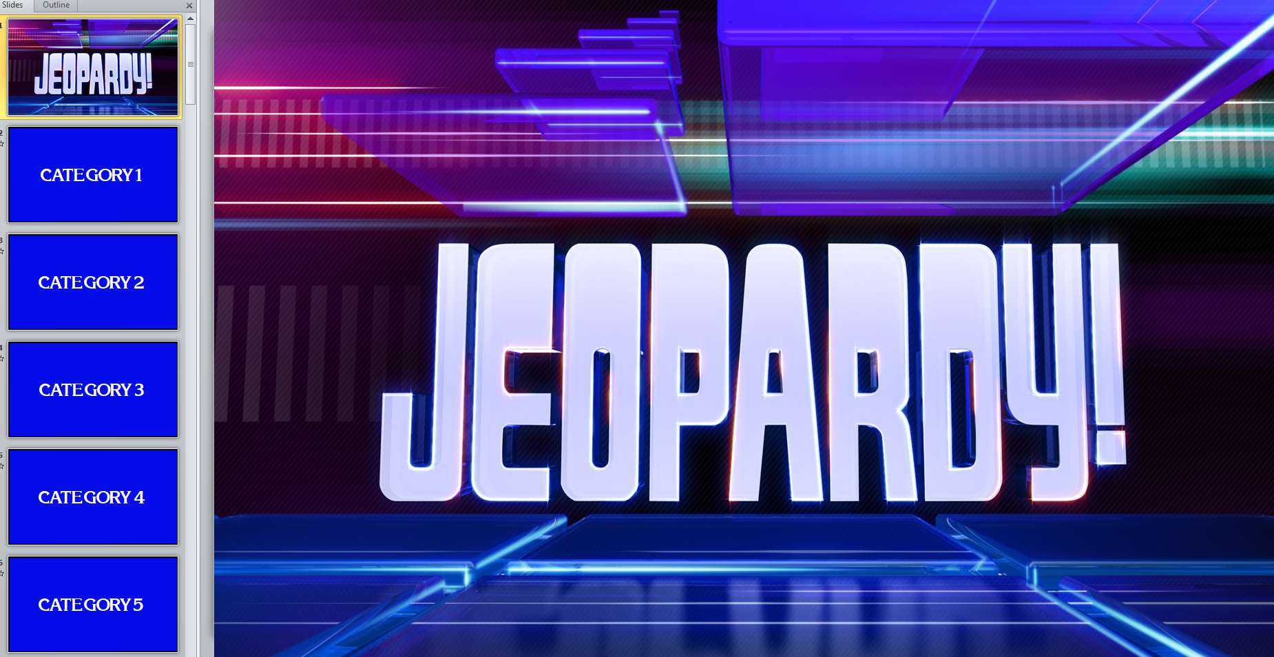 11 Best Free Jeopardy Templates For The Classroom Throughout Jeopardy Powerpoint Template With Sound