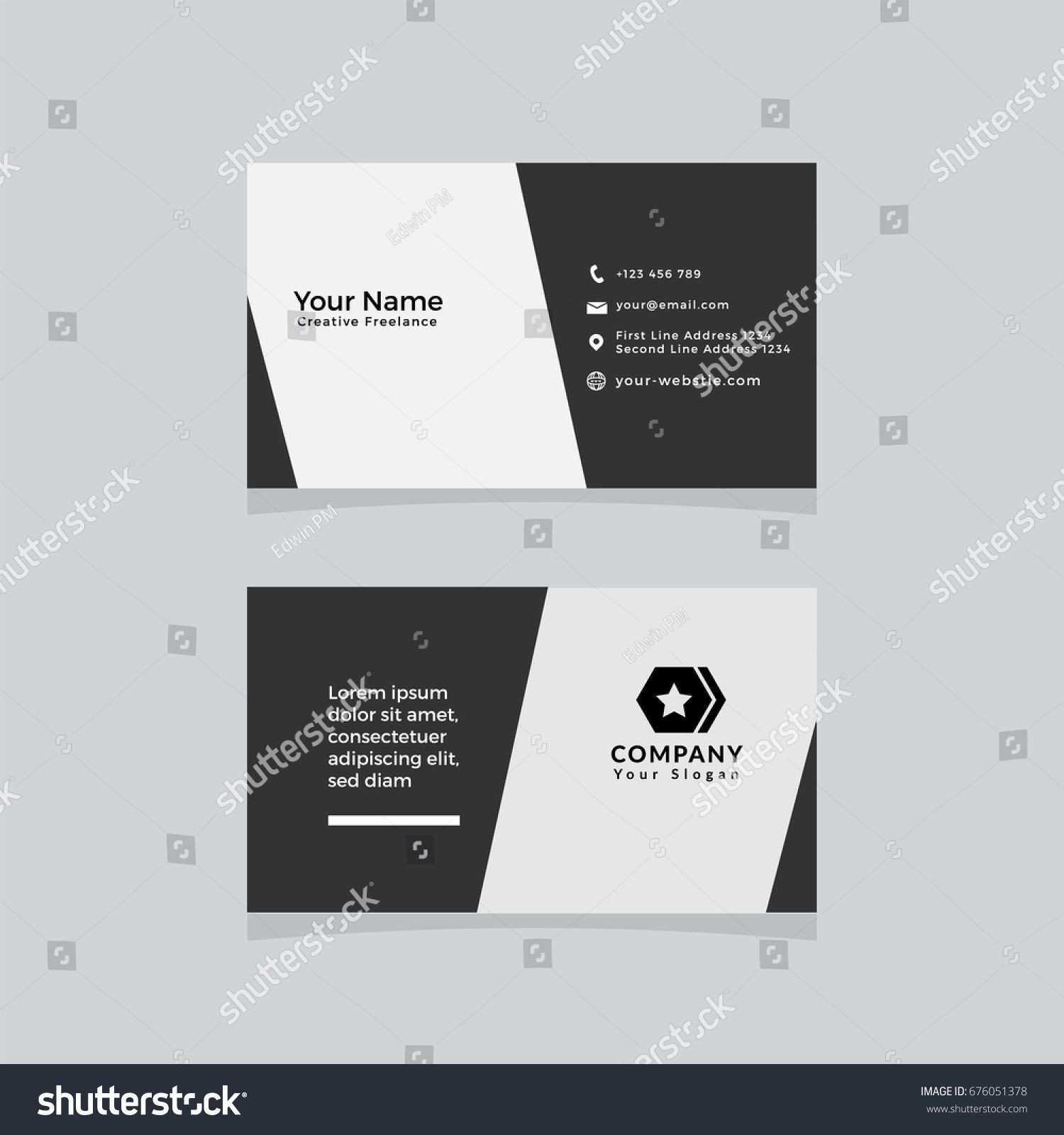 11 Creative Adobe Illustrator Double Sided Business Card For Adobe Illustrator Card Template