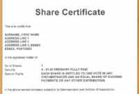 11+ Free Company Share Certificate Template | Psychic Belinda with Share Certificate Template Companies House