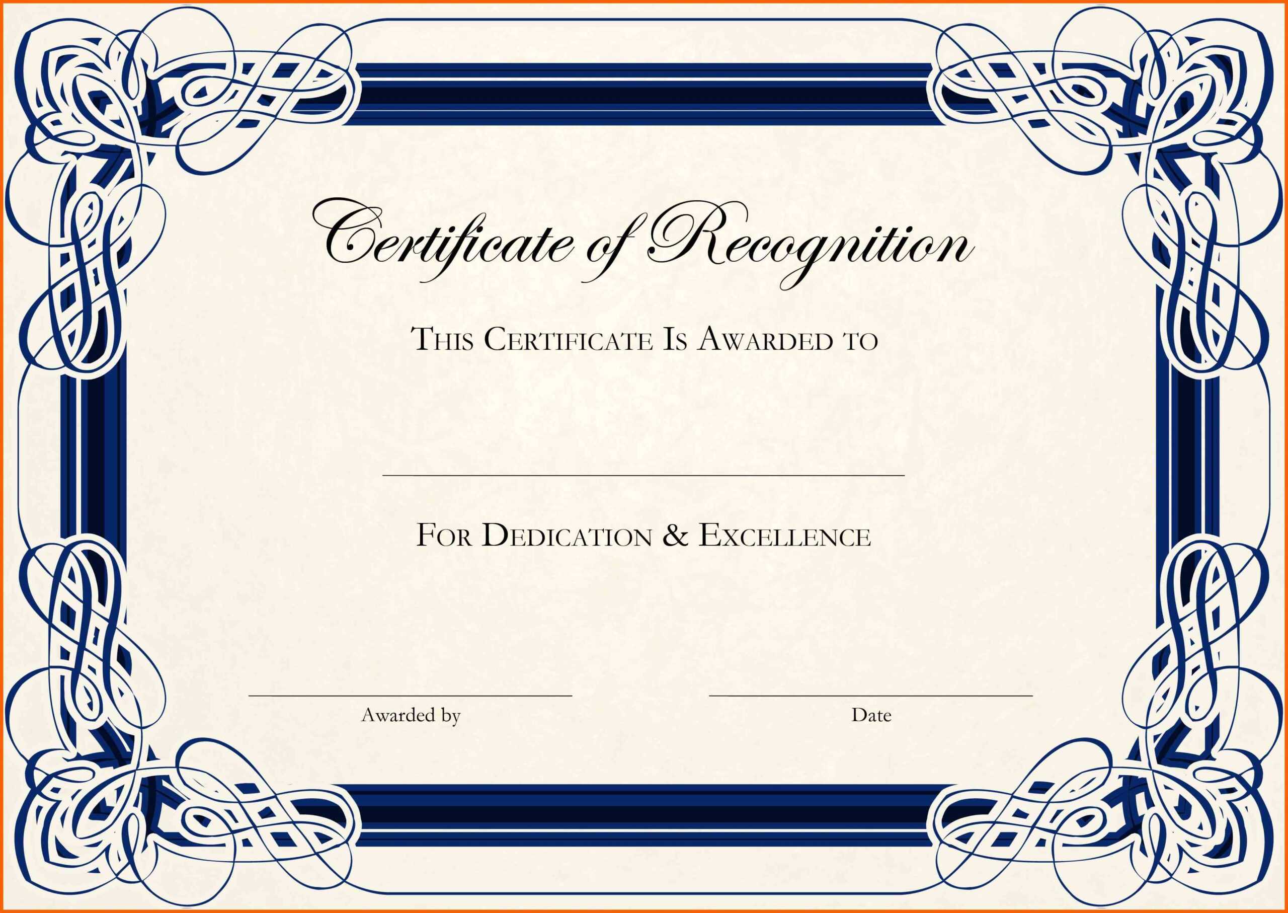 11+ Free Downloads Certificate Templates In Word | Ml Datos Inside Blank Certificate Templates Free Download