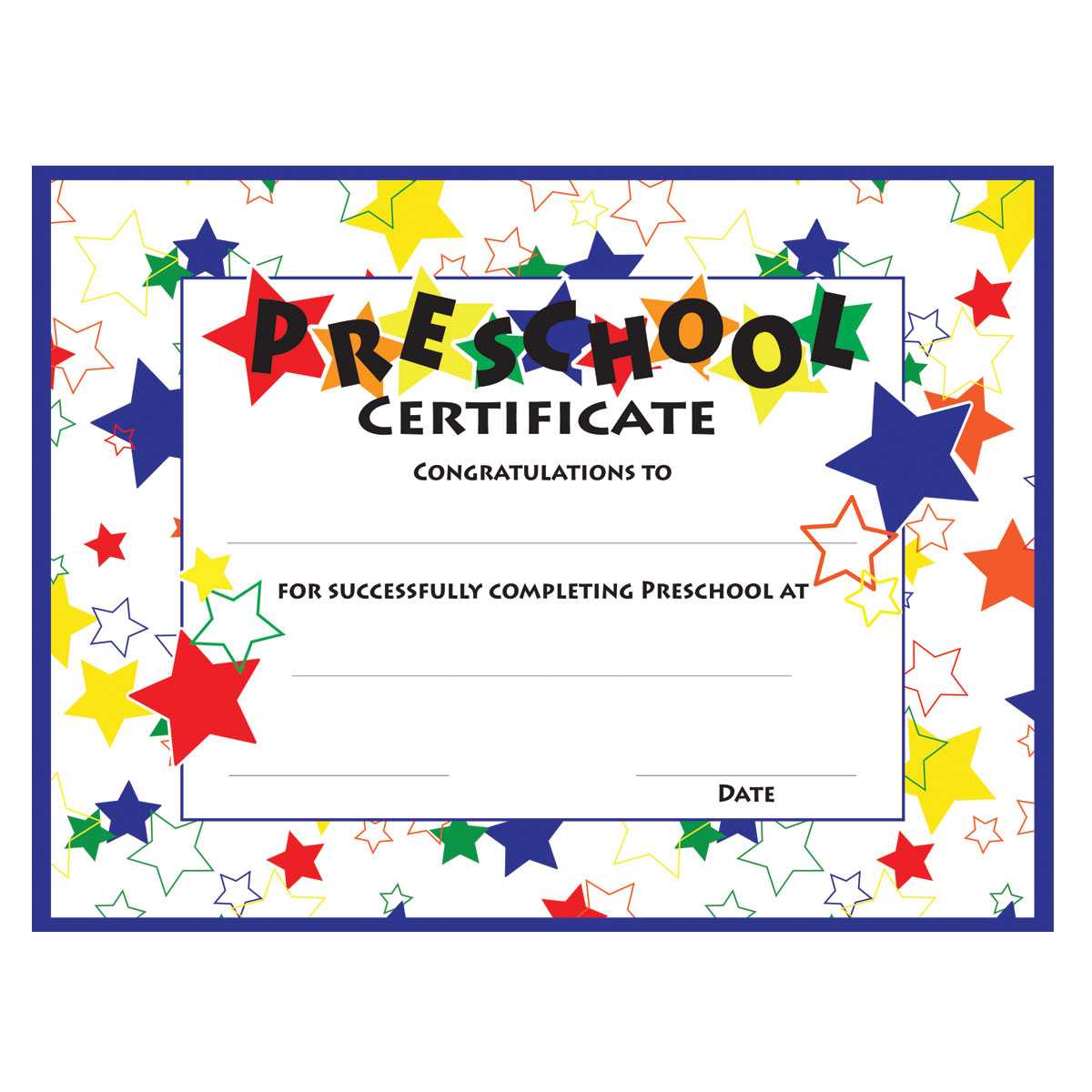 11+ Preschool Certificate Templates – Pdf | Free & Premium For Free Printable Graduation Certificate Templates