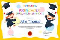 11+ Preschool Certificate Templates - Pdf | Free &amp; Premium intended for Free Printable Graduation Certificate Templates