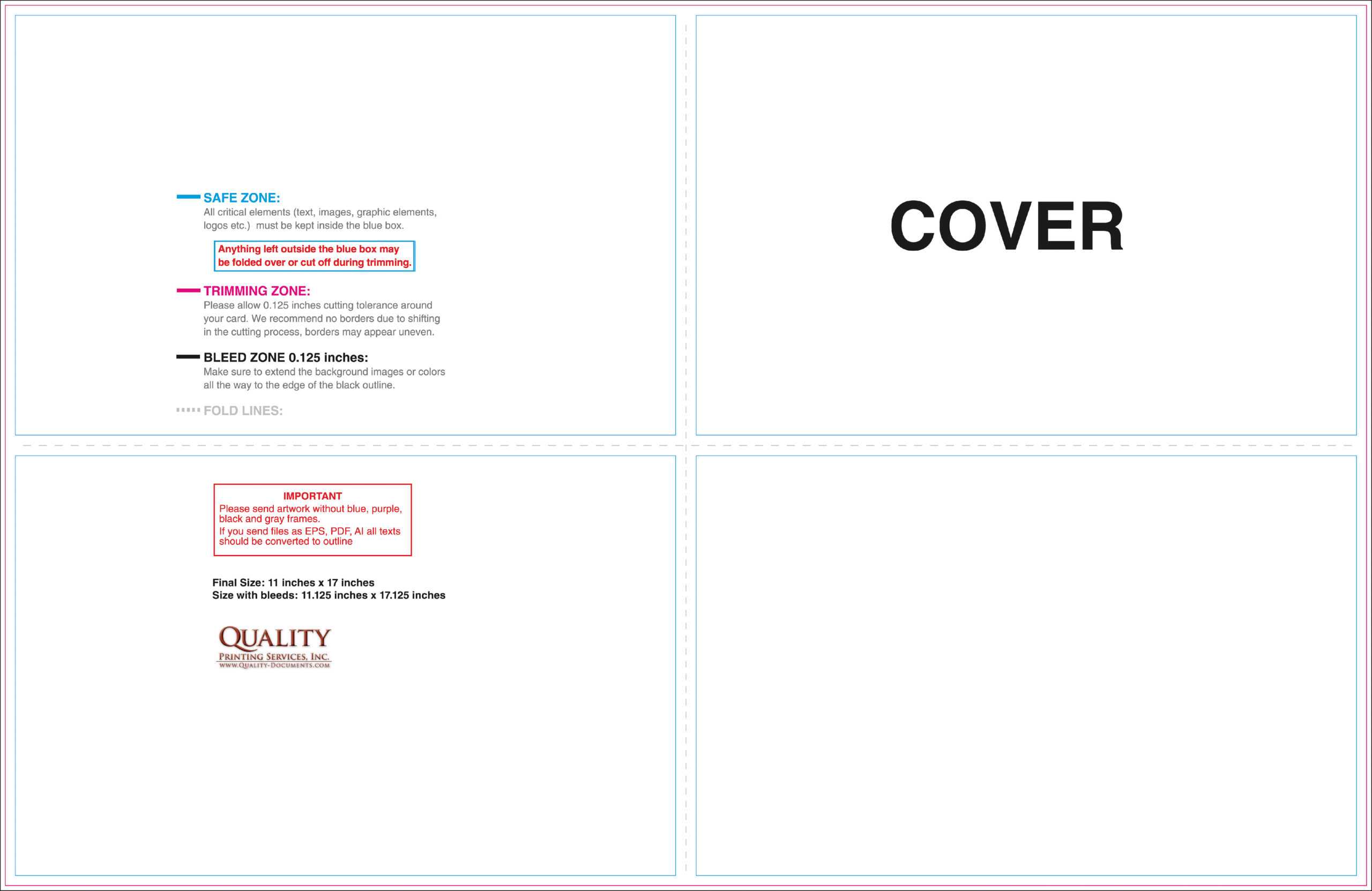 11X17 Brochure Templates Pertaining To 11X17 Brochure Template