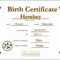 12 Birth Certificate Template | Radaircars With Fake Birth Certificate Template