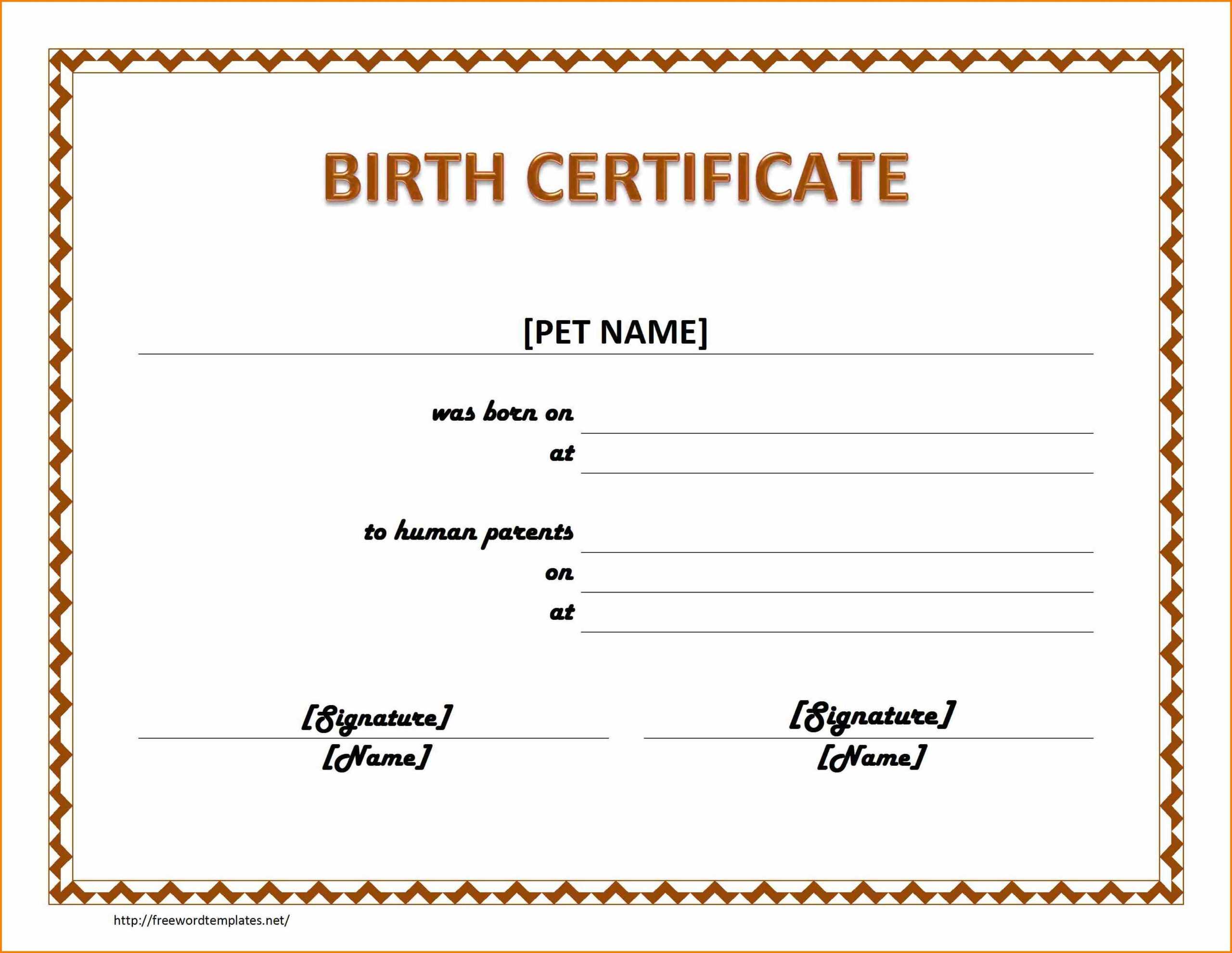 12+ Free Birth Certificate Template | Psychic Belinda Inside Official Birth Certificate Template