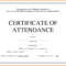 12+ Free Template Certificate Of Attendance | Trinity Training Regarding Sample Certificate Of Participation Template