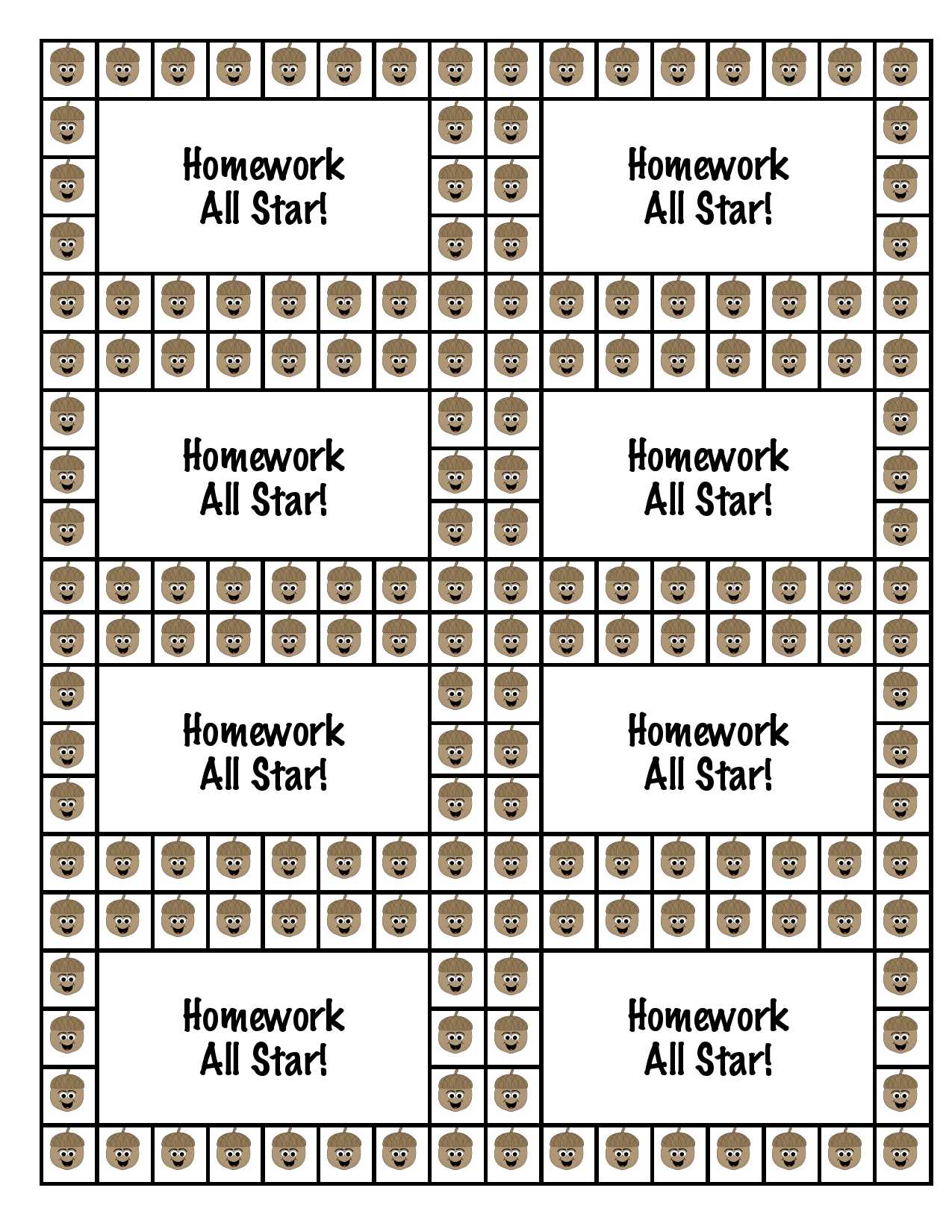 13 Best Photos Of Homework Punch Cards To Print – Homework Within Free Printable Punch Card Template