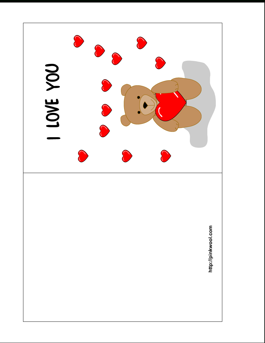 13 Free Card Templates For Printing Images - Valentine's Day In Free Templates For Cards Print
