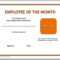 13 Free Certificate Templates For Word » Officetemplate For Employee Of The Month Certificate Templates