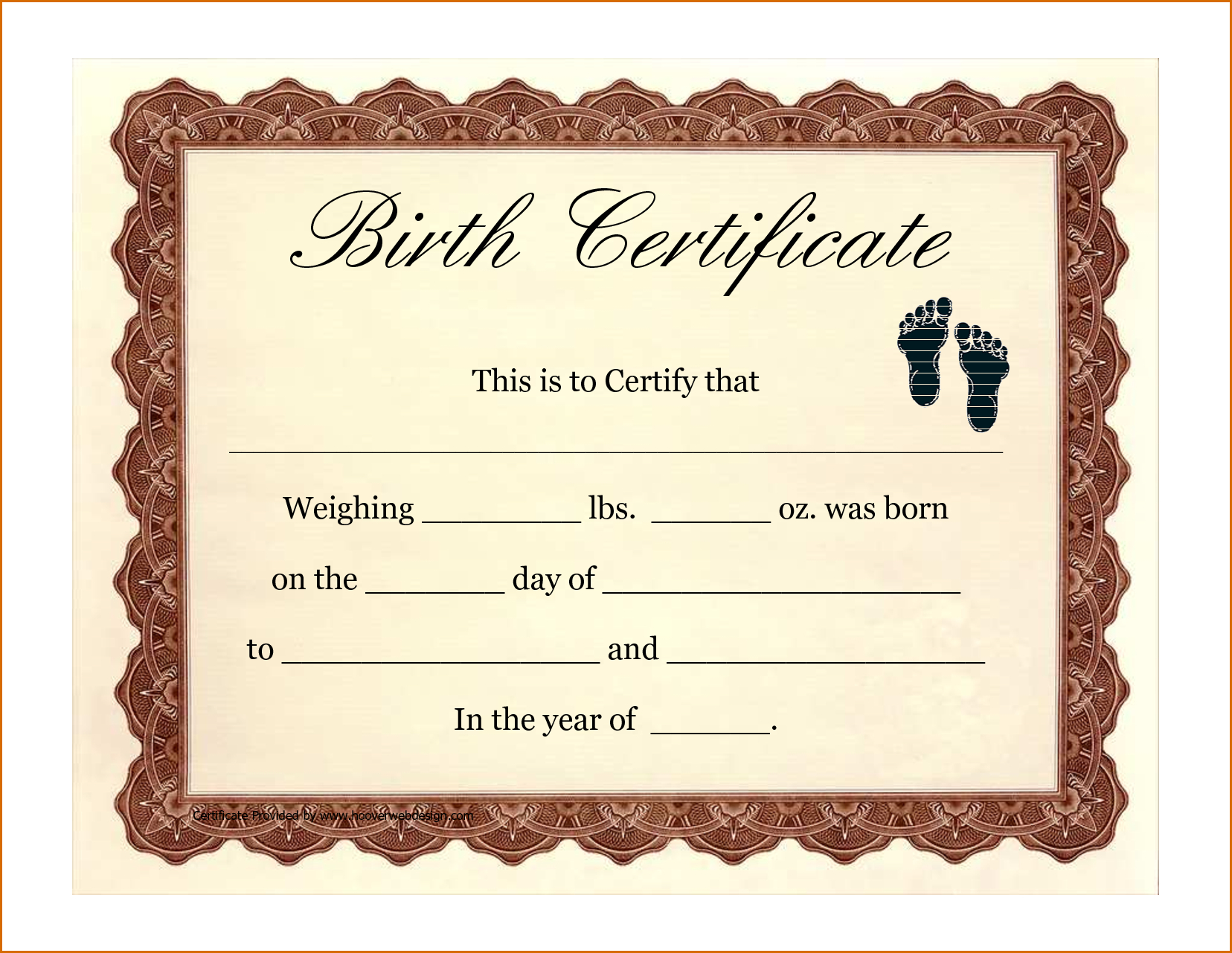 14+ Blank Birth Certificate Template | A #216544 – Png Within Official Birth Certificate Template