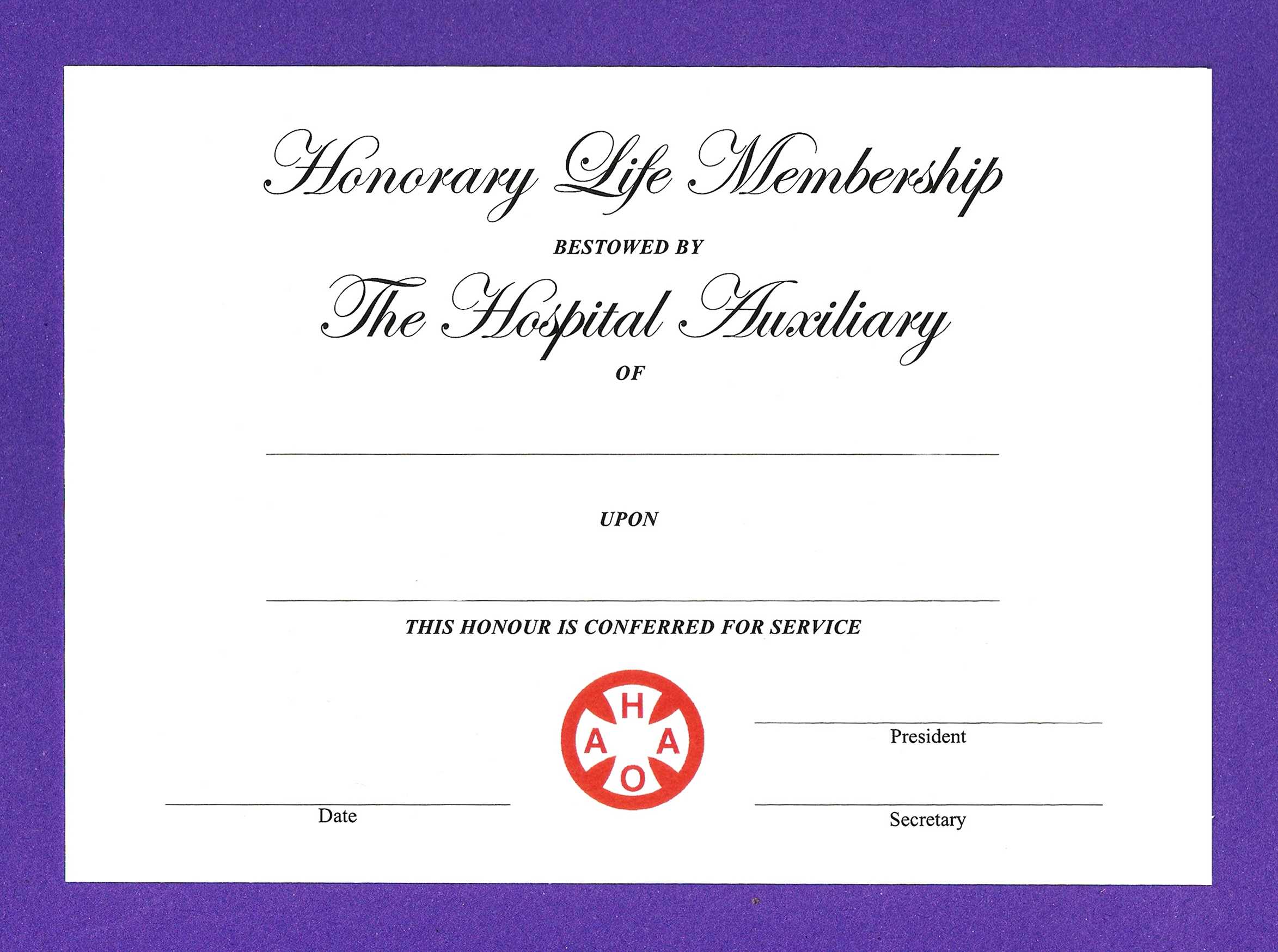 14+ Honorary Life Certificate Templates – Pdf, Docx | Free Throughout New Member Certificate Template