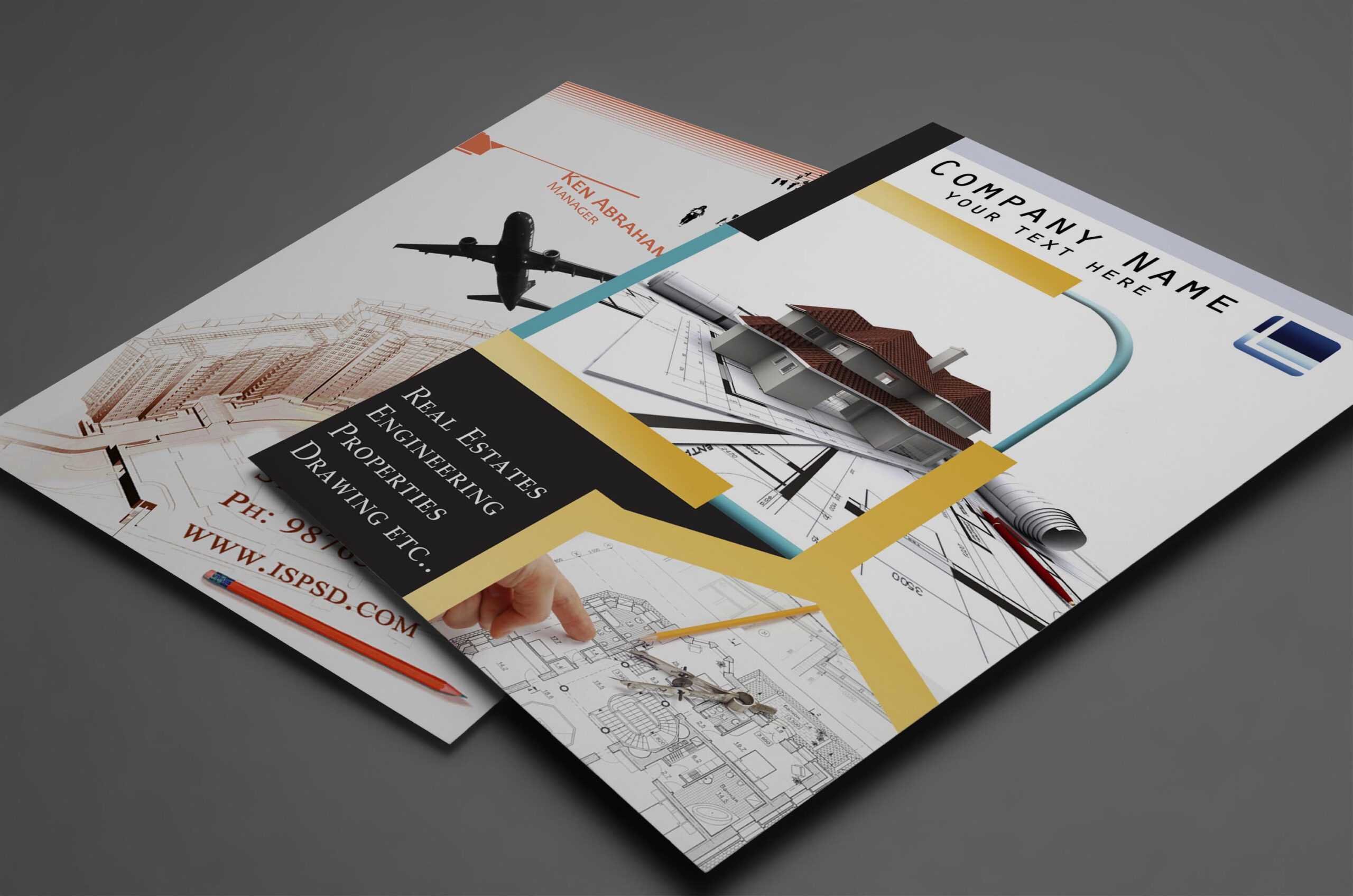 15 A3 Brochure Psd Design Images – Furniture Brochure Pertaining To Engineering Brochure Templates Free Download