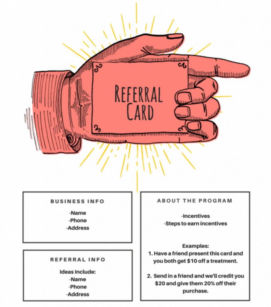 15 Examples Of Referral Card Ideas And Quotes That Work In Photography Referral Card Templates