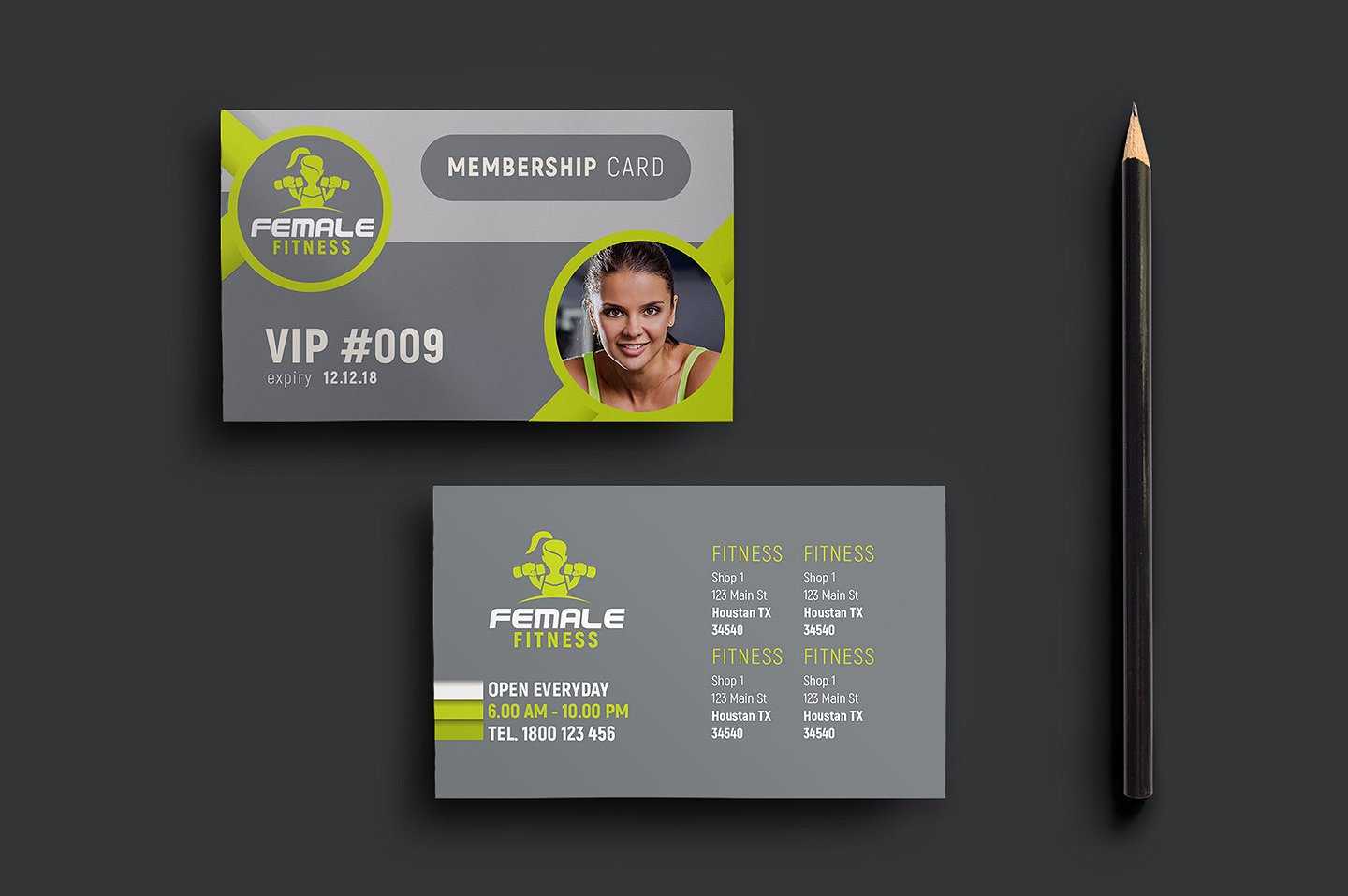 15+ Membership Card Designs | Design Trends – Premium Psd Throughout Gym Membership Card Template