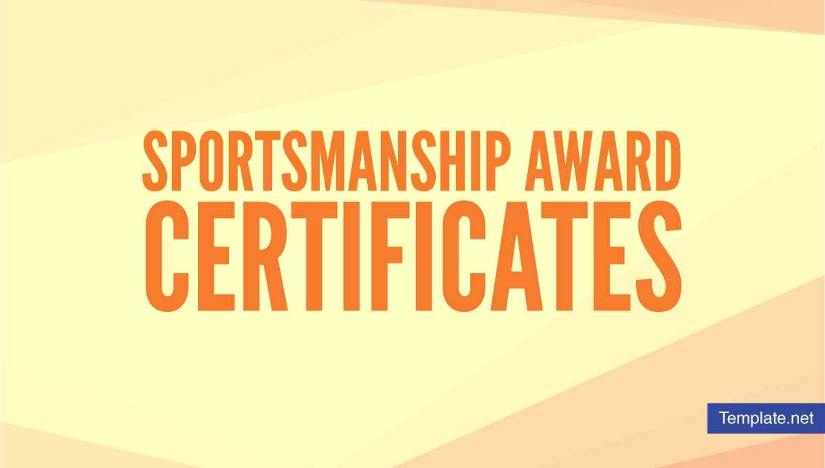 15+ Sportsmanship Award Certificate Designs & Templates In Rugby League Certificate Templates
