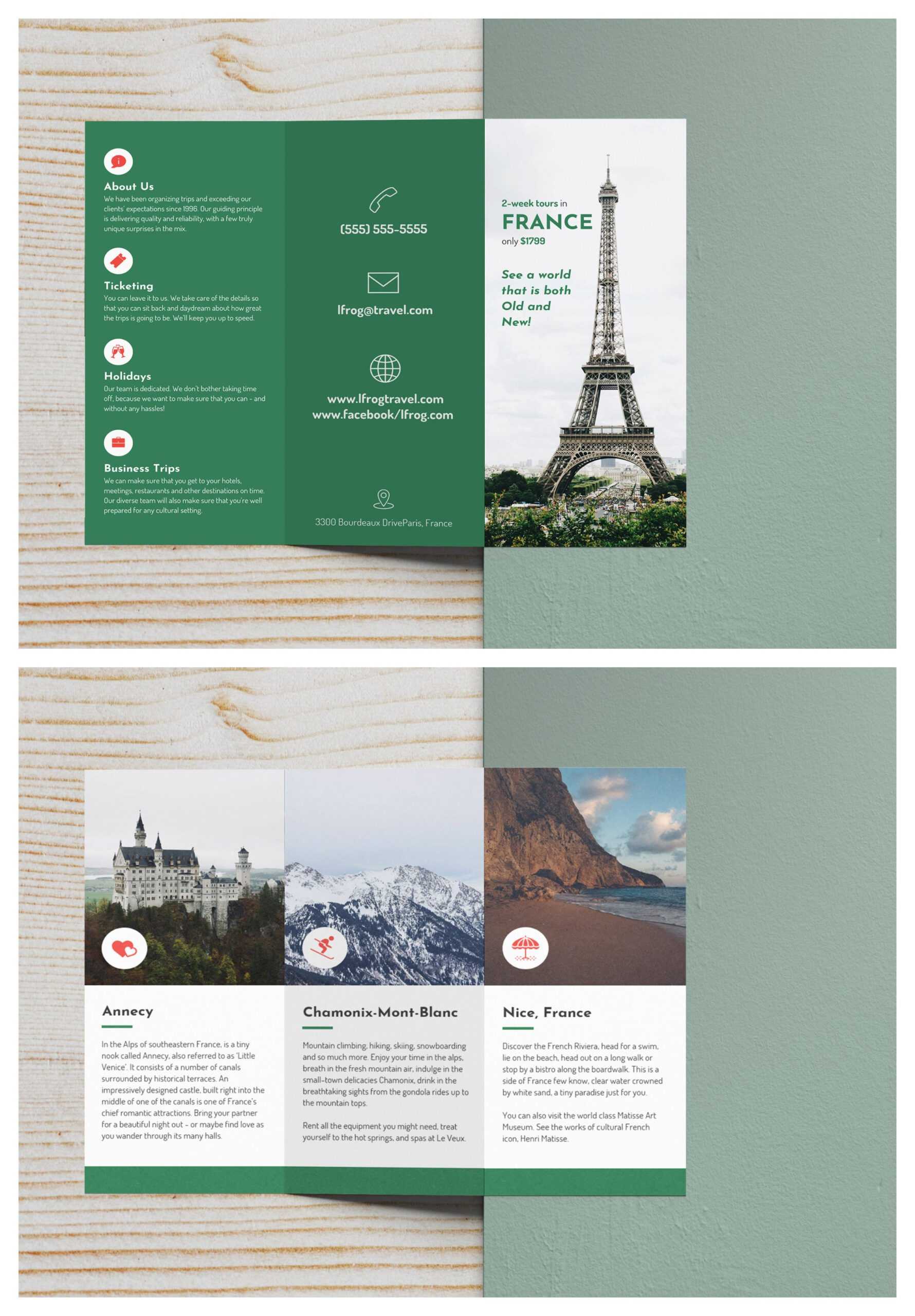 15+ Travel Brochure Examples To Inspire Your Design With Travel Brochure Template For Students