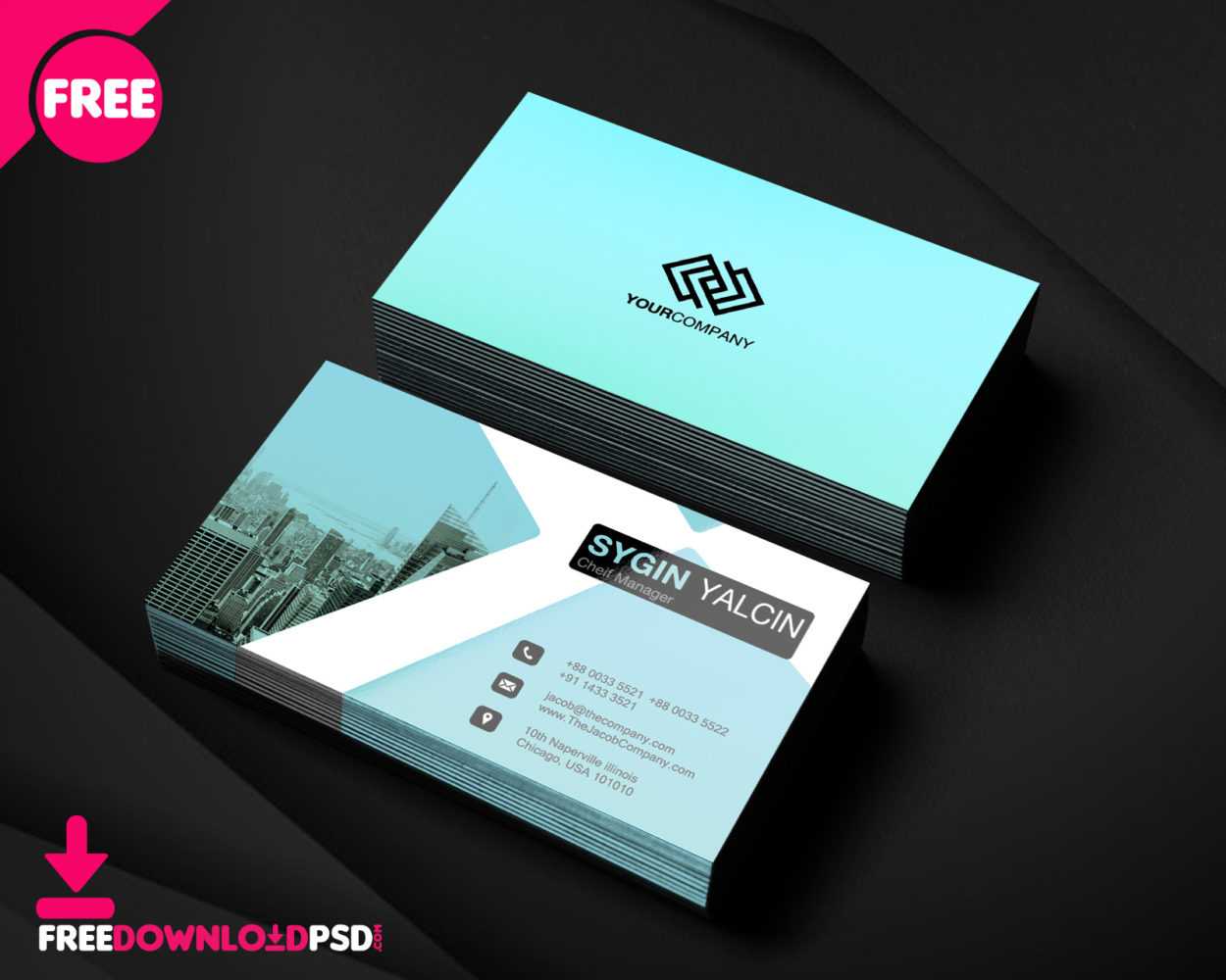 150+ Free Business Card Psd Templates Pertaining To Freelance Business Card Template