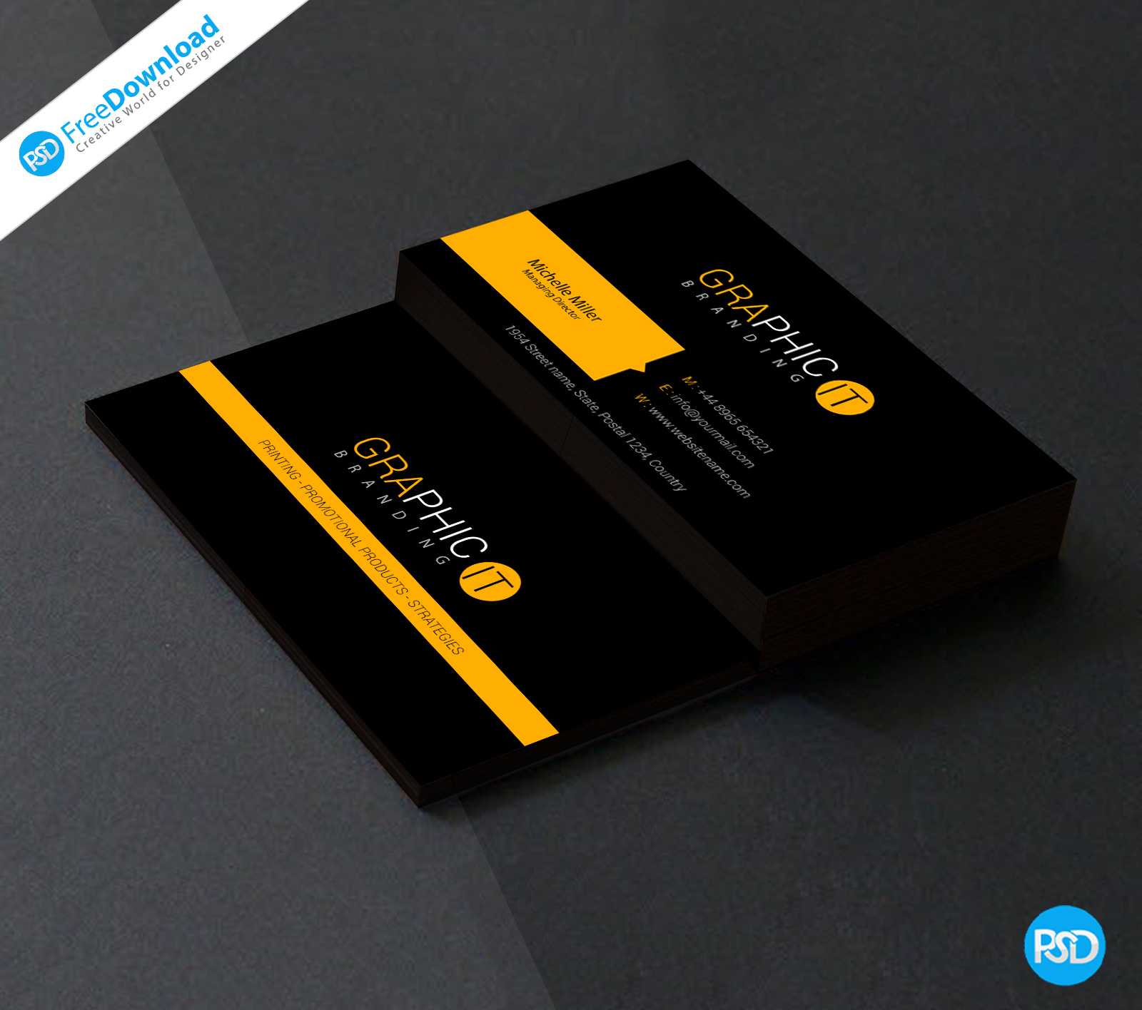 150+ Free Business Card Psd Templates Within Create Business Card Template Photoshop