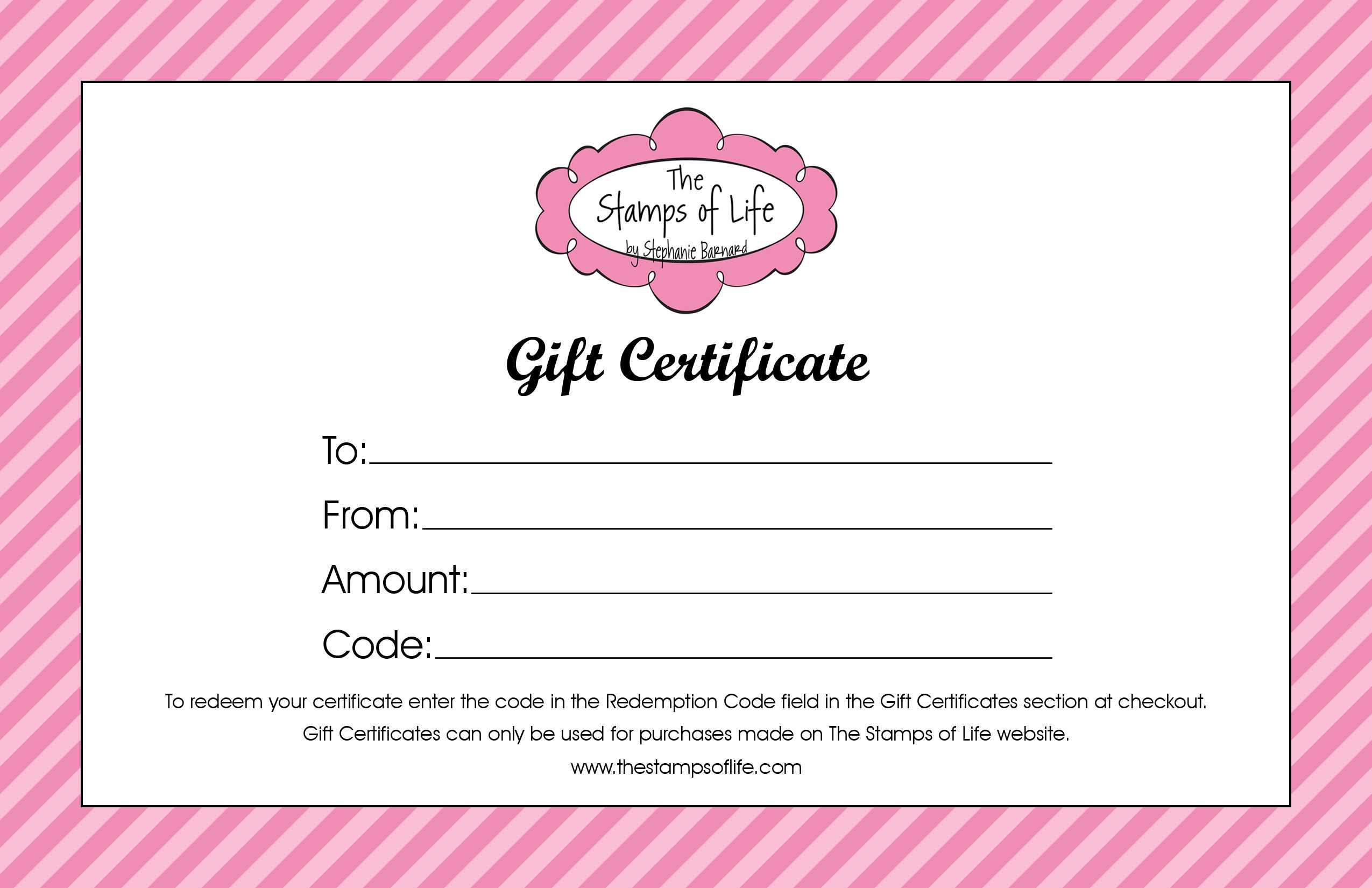 16+ Free Gift Certificate Templates & Examples – Word Excel Inside Fillable Gift Certificate Template Free