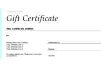 173 Free Gift Certificate Templates You Can Customize Fit To for Fit To Fly Certificate Template