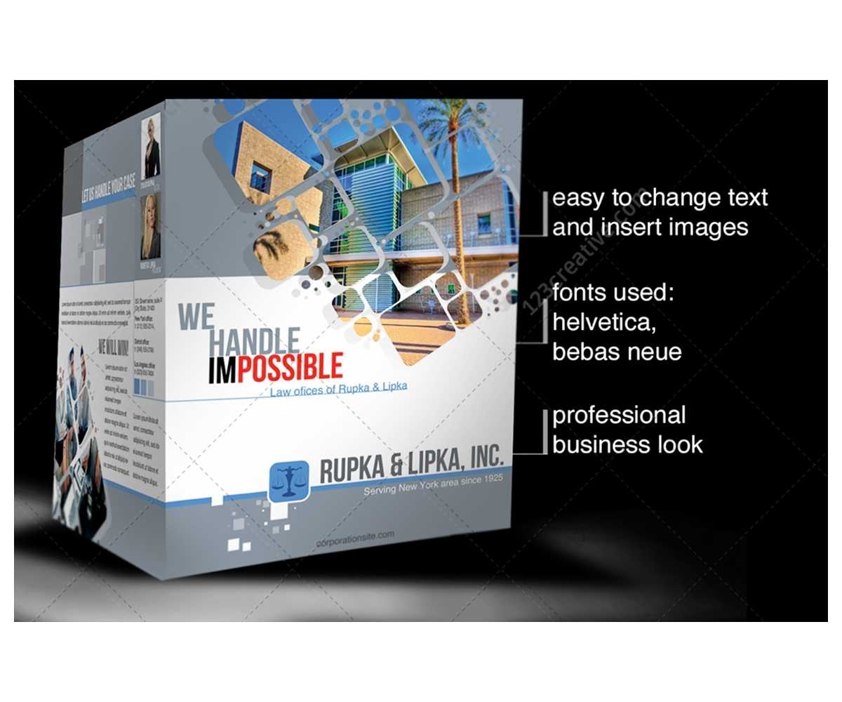 2 Pages Corporate Brochure Template For Construction For Engineering Brochure Templates