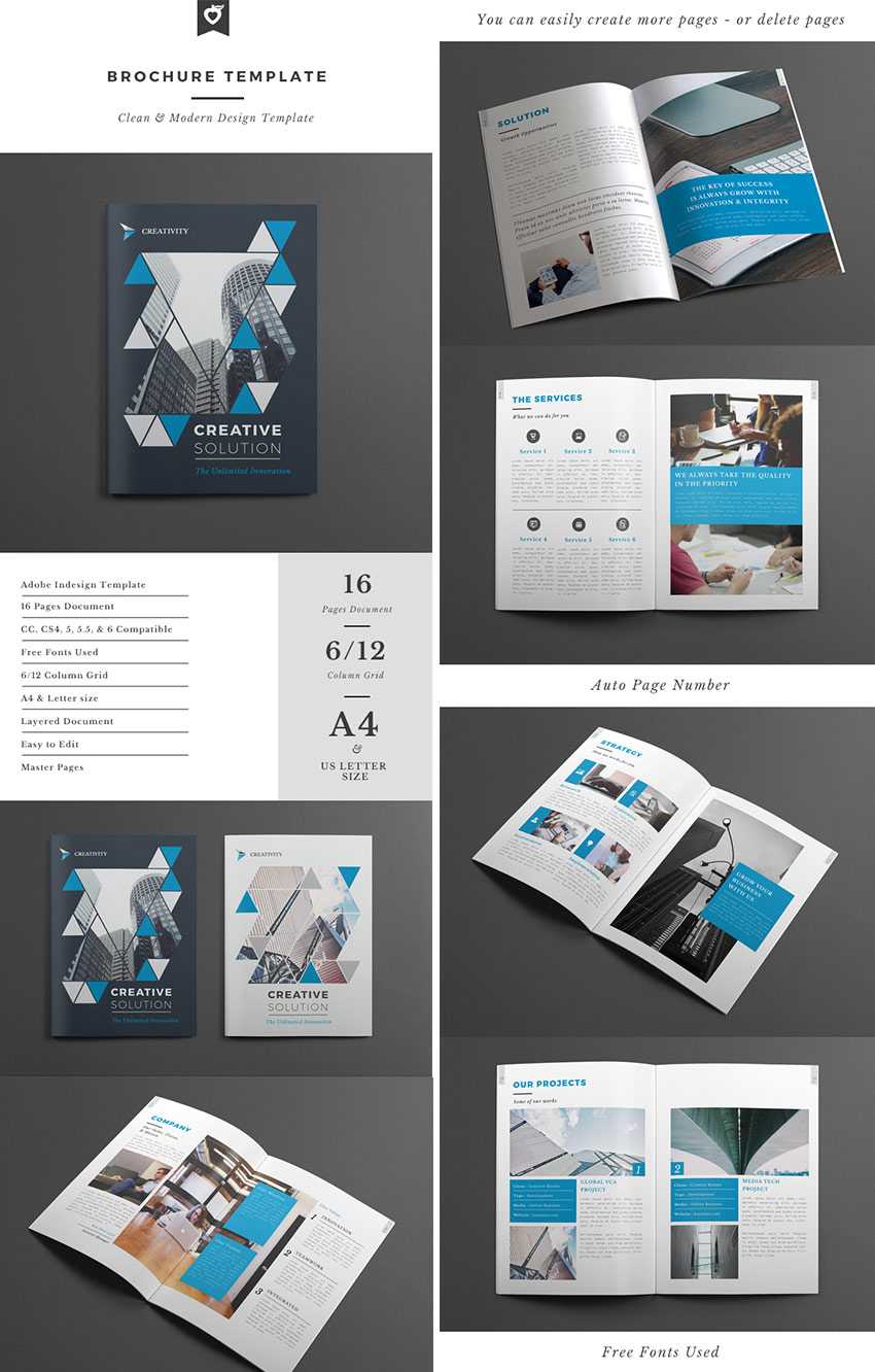 20+ Best Indesign Brochure Templates – For Creative Business For Adobe Indesign Brochure Templates