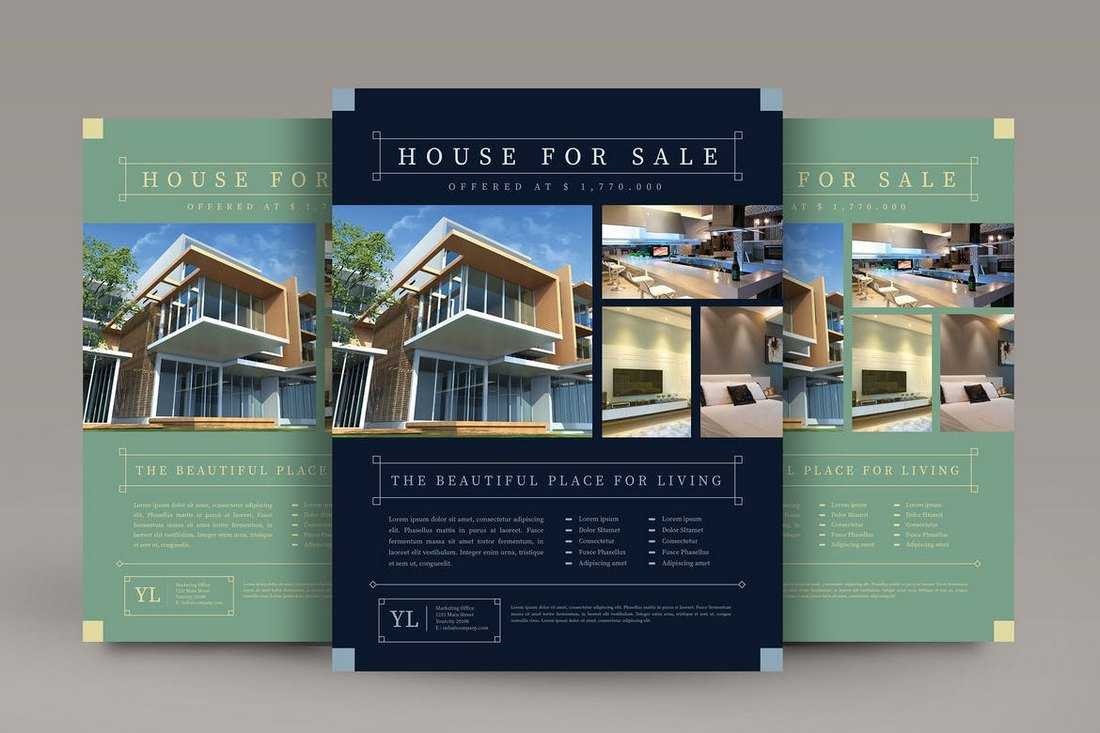 20+ Best Real Estate Flyer Templates 2020 – Creative Touchs Regarding Real Estate Brochure Templates Psd Free Download