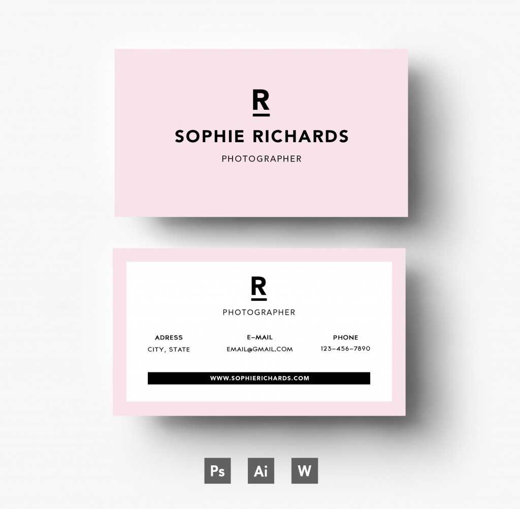 20 Examples Of A Stylish Business Card Photoshop Template Intended For Microsoft Templates For Business Cards