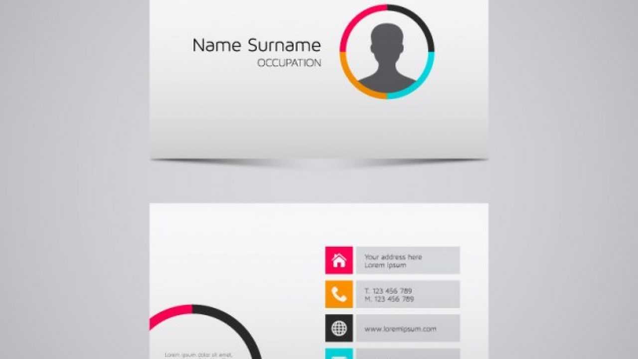 20 Free Business Card Design Templates From Freepik – Super Intended For Business Card Maker Template