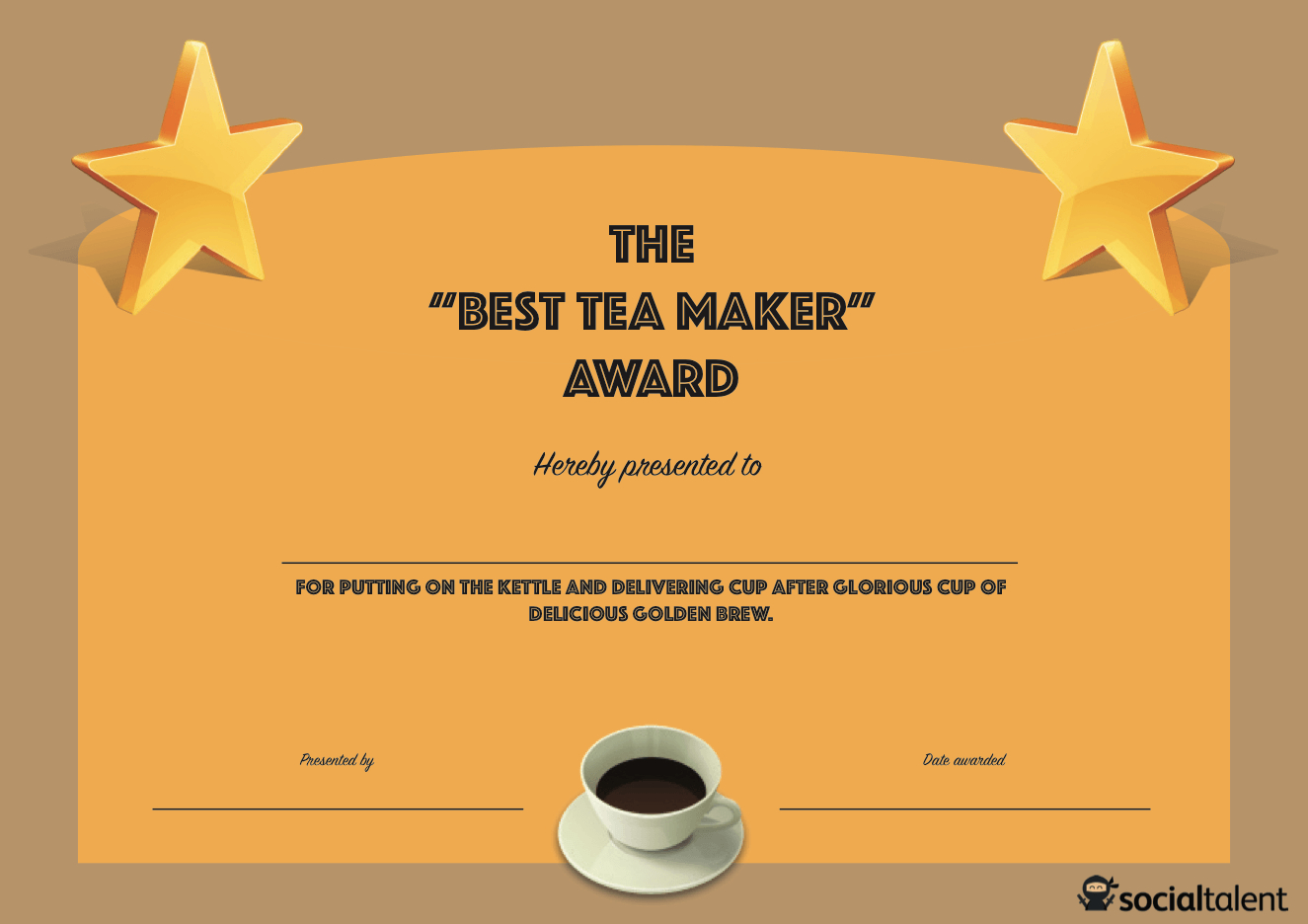 20 Hilarious Office Awards To Embarrass Your Colleagues In Funny Certificates For Employees Templates