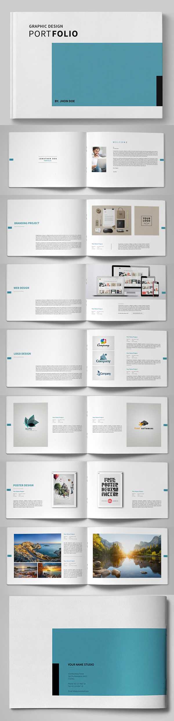20 New Professional Catalog Brochure Templates | Design With Brochure Template Indesign Free Download