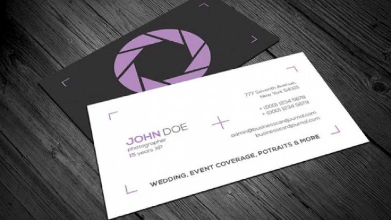 20 Professional Business Card Design Templates For Free Intended For Photography Business Card Templates Free Download