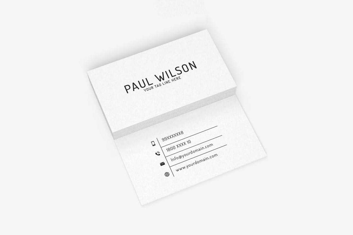 200 Free Business Cards Psd Templates – Creativetacos Throughout Business Card Size Template Psd