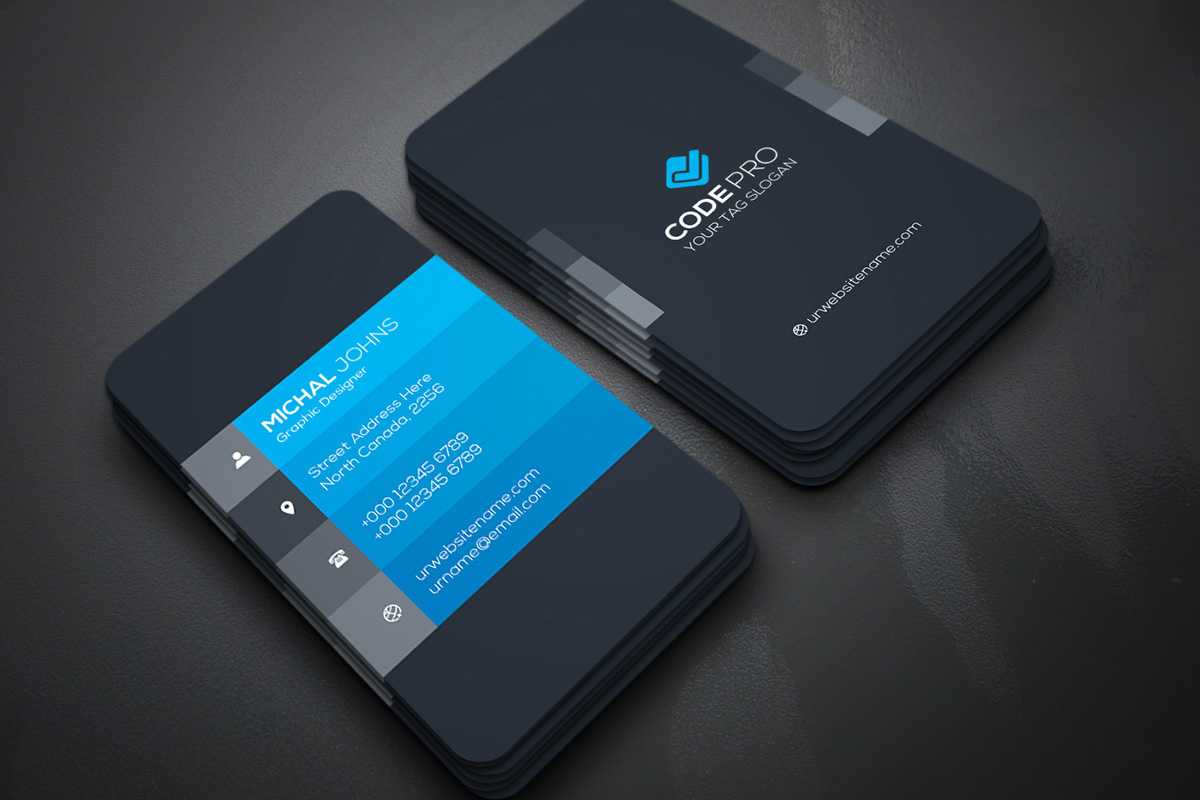 200 Free Business Cards Psd Templates – Creativetacos With Calling Card Psd Template