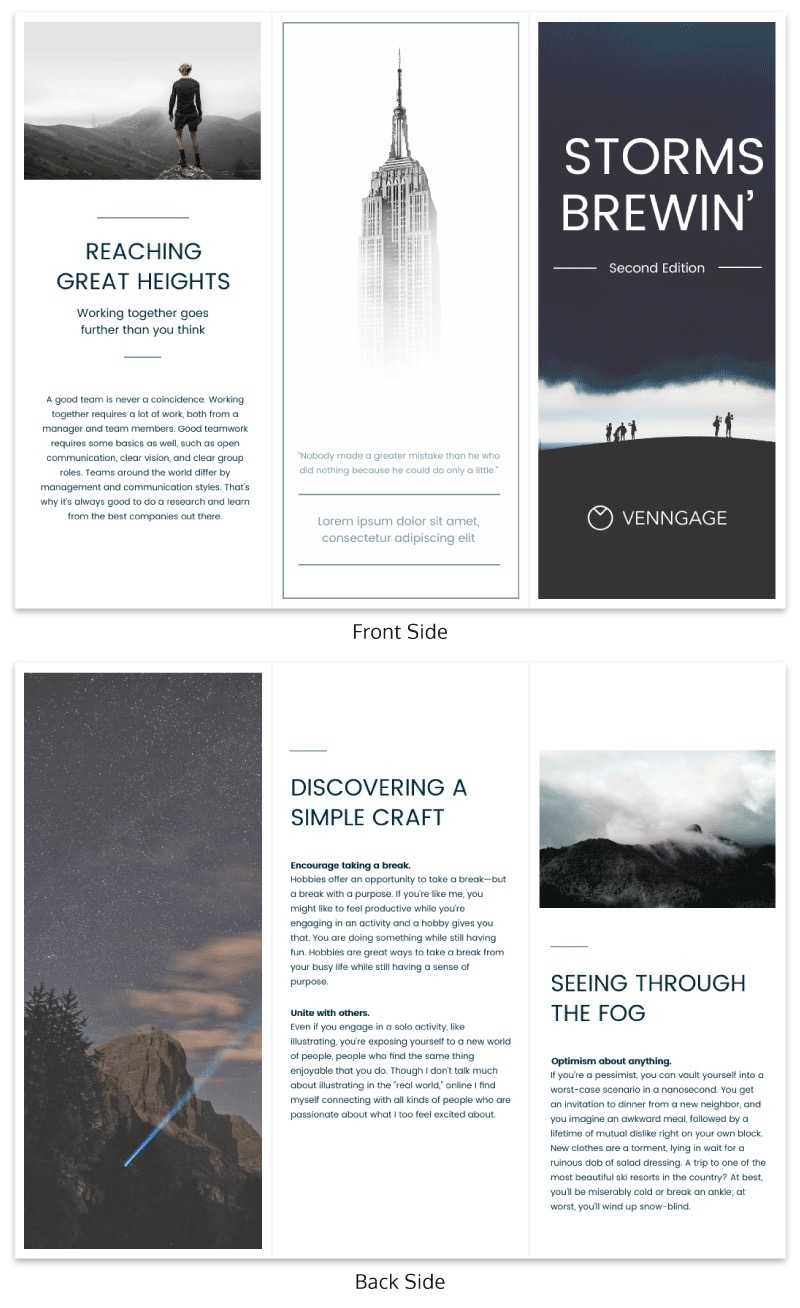 21 Brochure Templates And Design Tips To Promote Your Intended For Good Brochure Templates