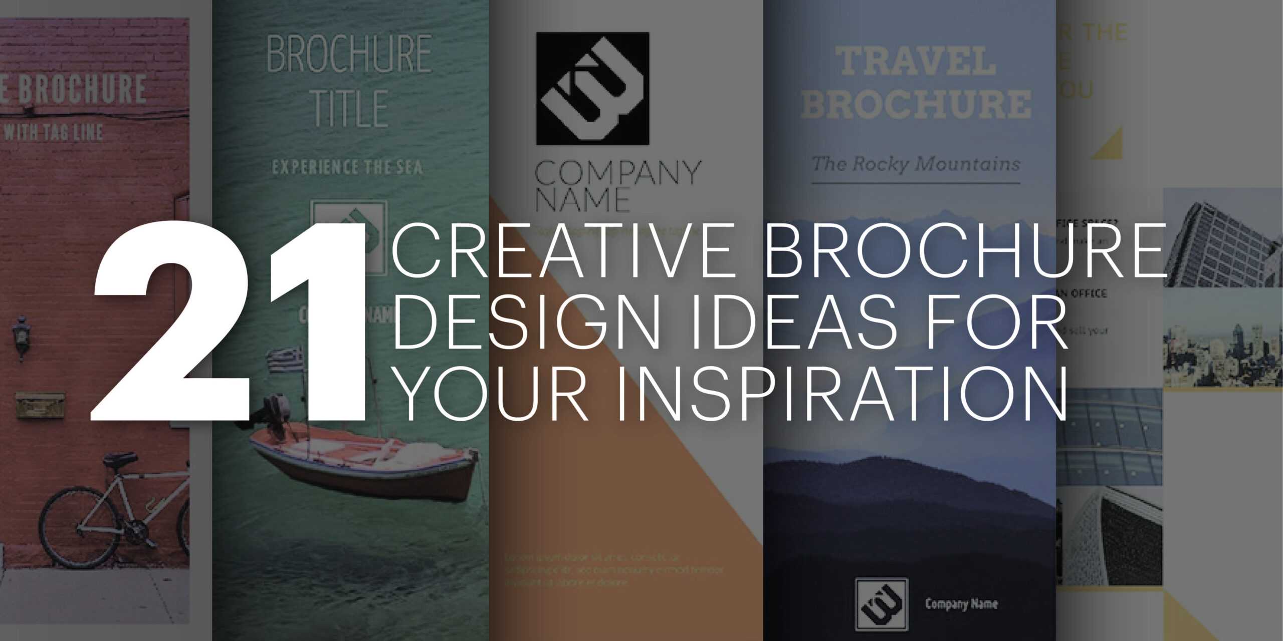 21 Creative Brochure Cover Design Ideas For Your Inspiration Regarding Good Brochure Templates