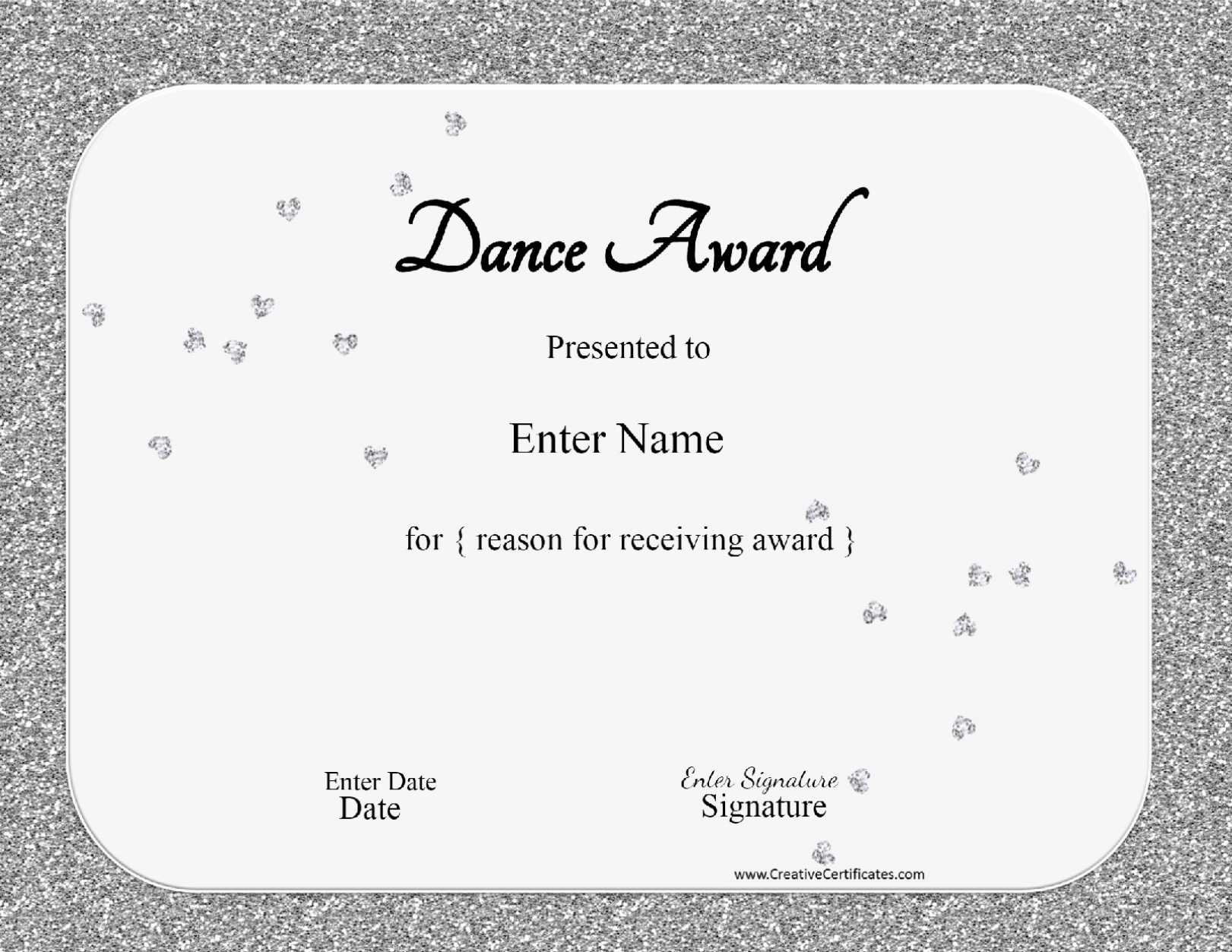 22 Images Of Jazz Certificate Template | Masorler With Dance Certificate Template