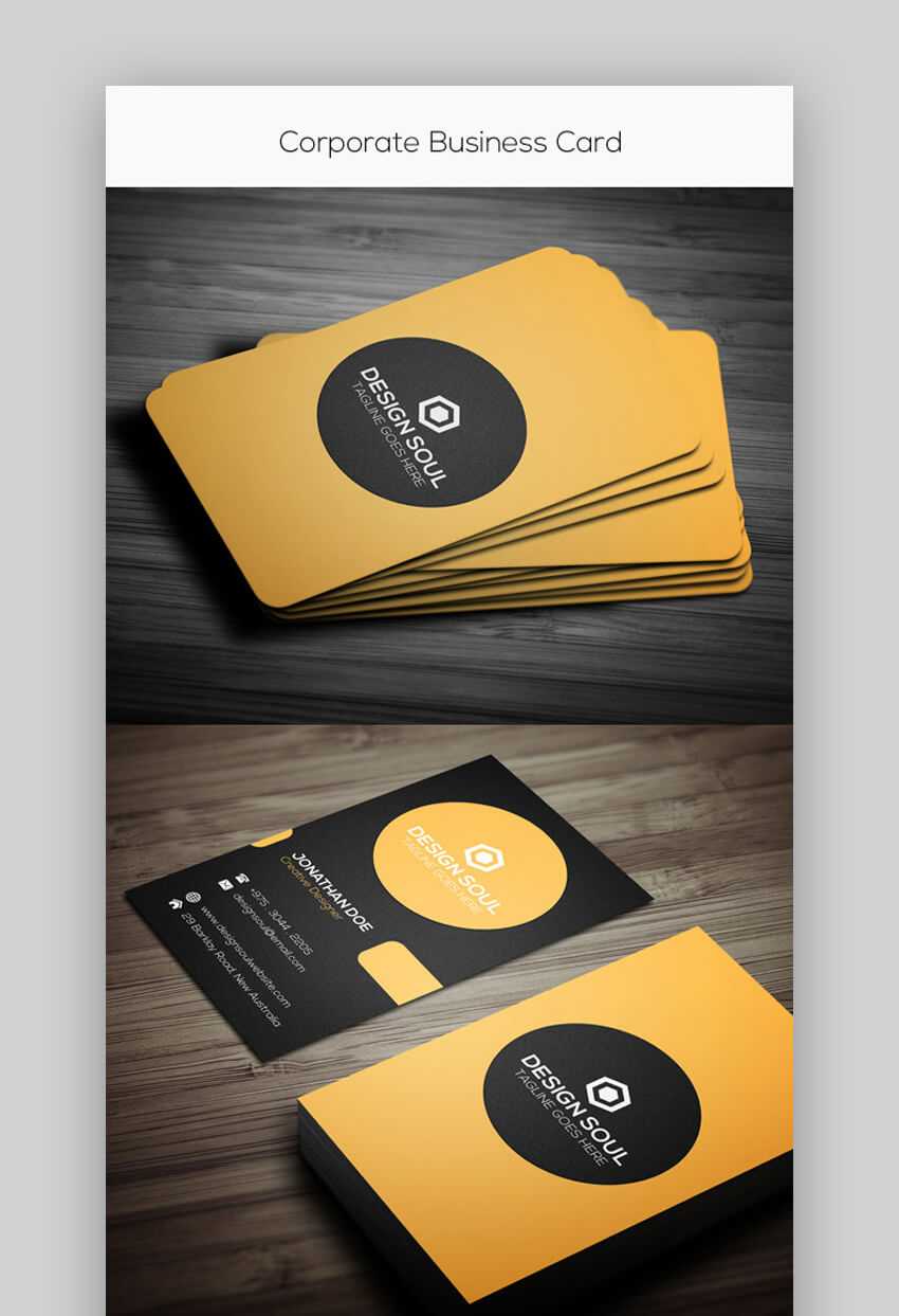 24 Premium Business Card Templates (In Photoshop Regarding Business Card Maker Template