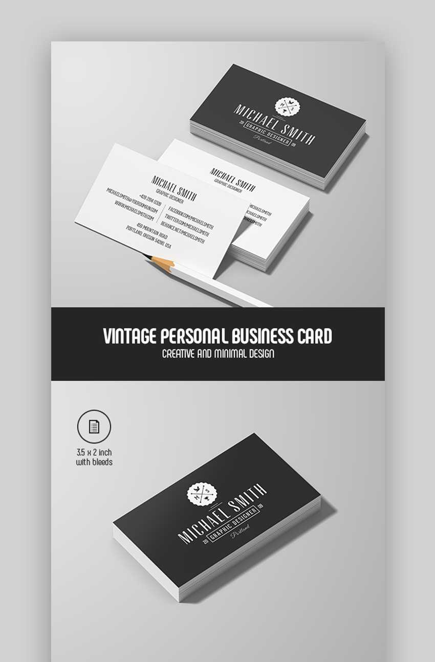 25 Best Personal Business Cards Designed For Better For Networking Card Template