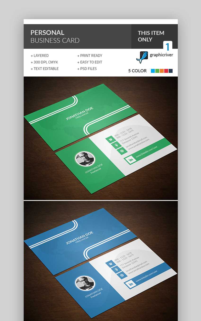 25 Best Personal Business Cards Designed For Better Regarding Networking Card Template