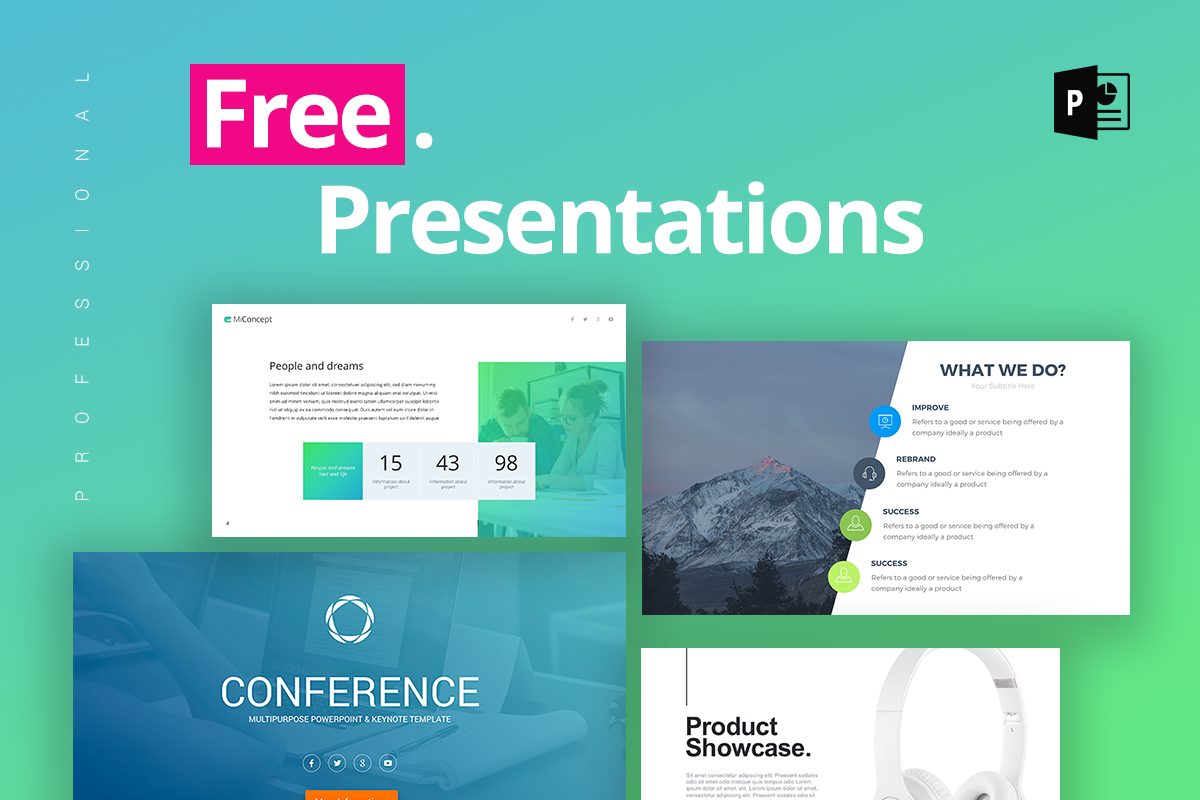 25 Free Professional Ppt Templates For Project Presentations Within Powerpoint Sample Templates Free Download