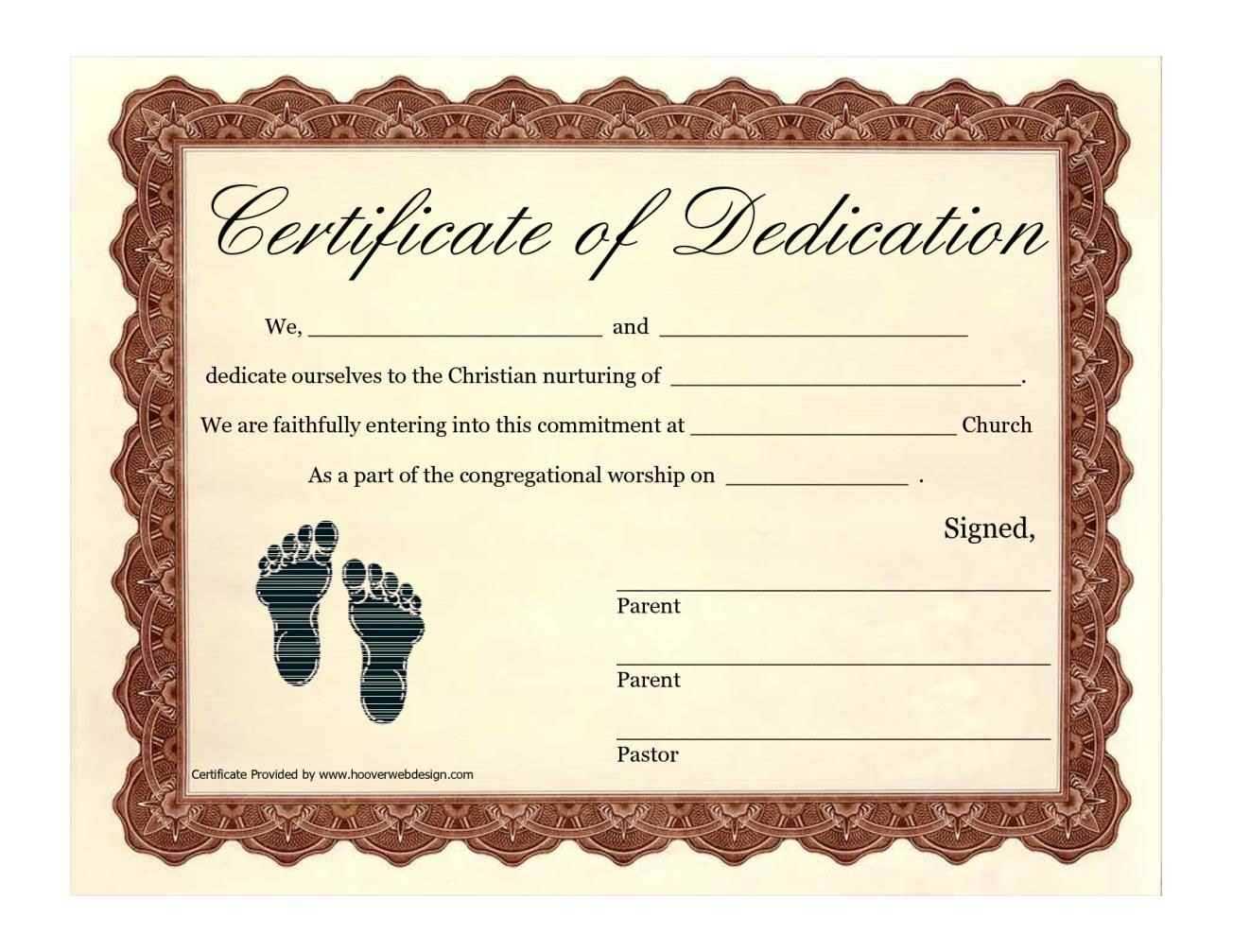 25 Images Of Spiritual Birth Certificate Template | Masorler Regarding Baby Dedication Certificate Template