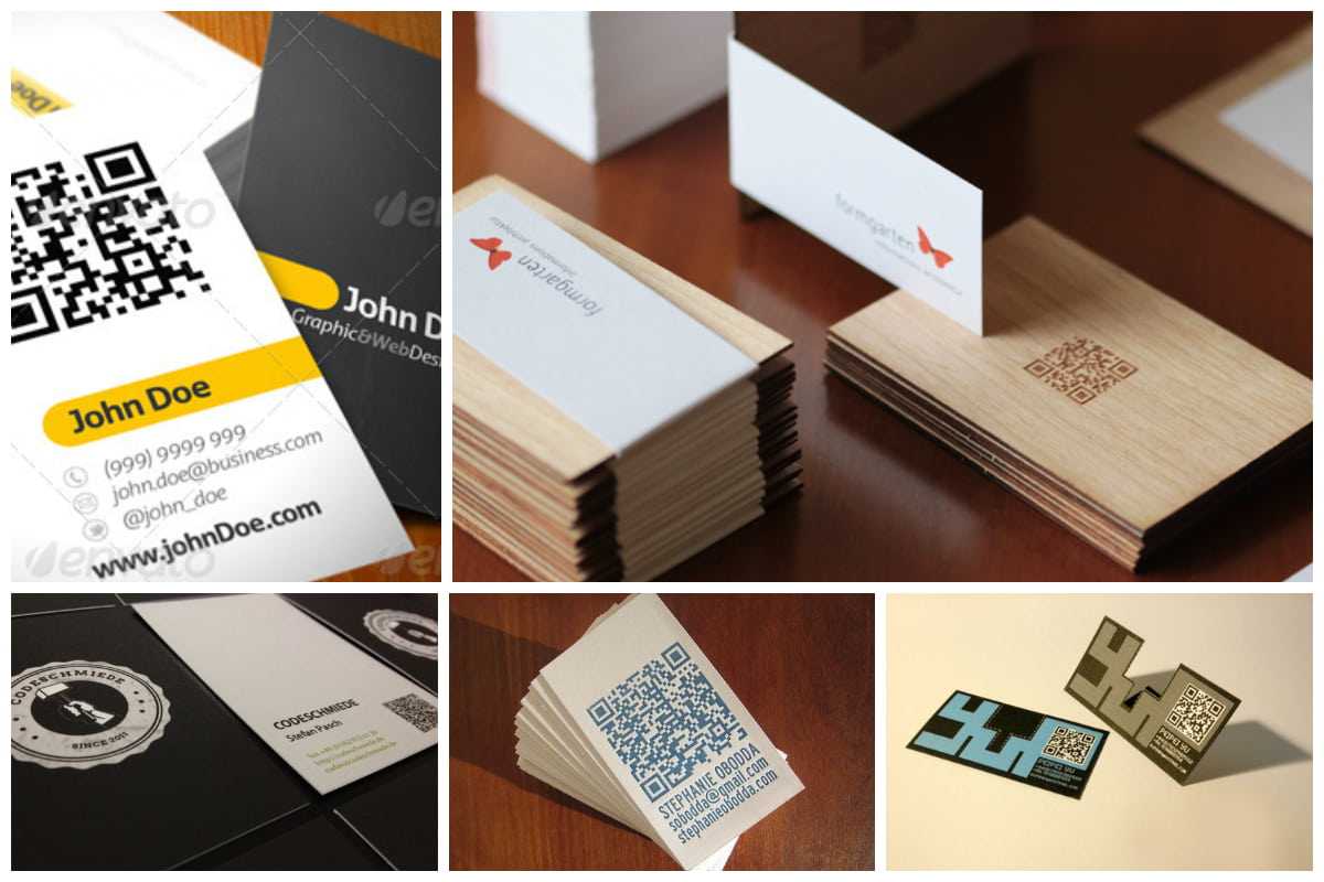 25 Impressive Examples Of Qr Code Business Cards Within Qr Code Business Card Template